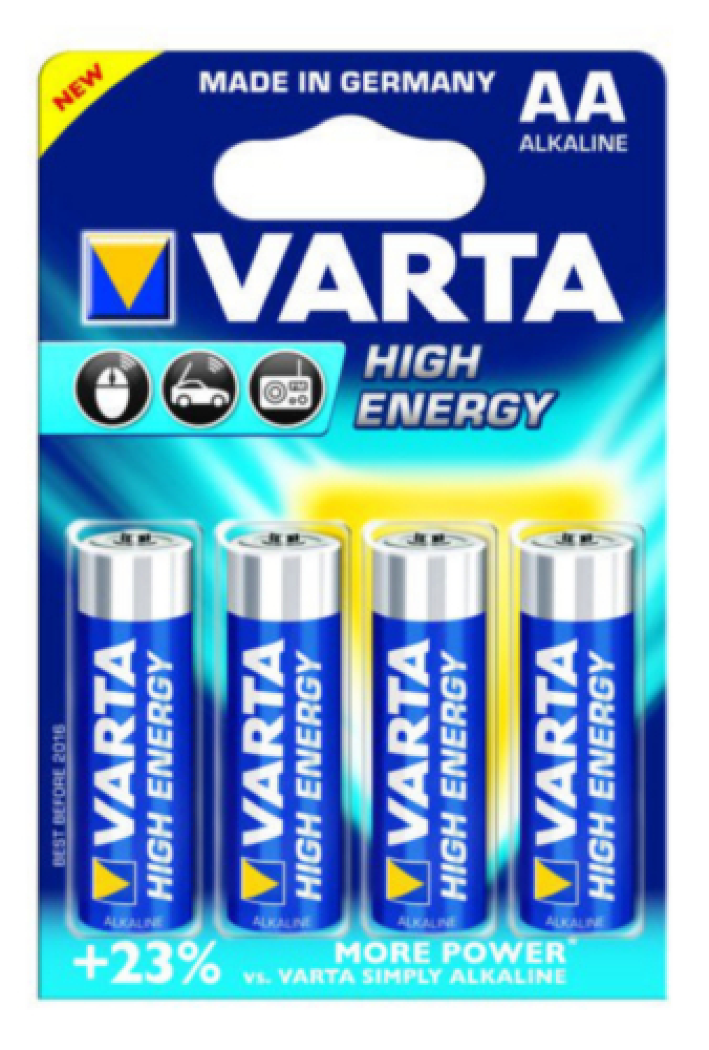 Varta LR6 (AA) Longlife Power AA Blister (4 st)-image