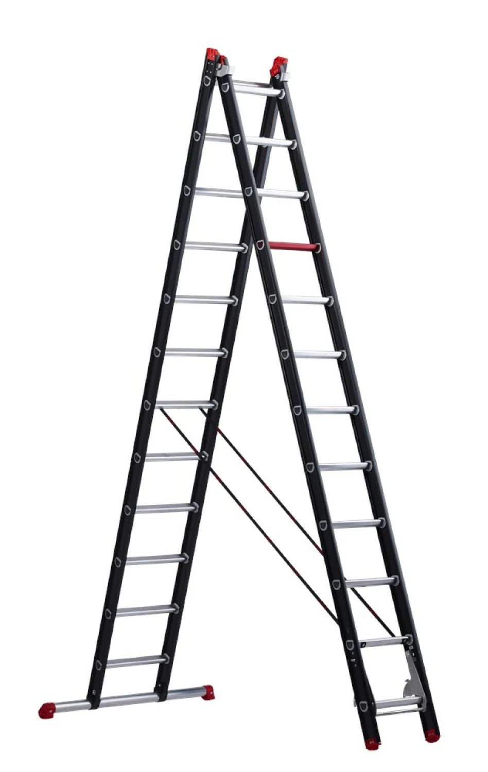 Altrex Mounter ZR 2060 Reformladder - Aluminium - 2 x 12 sporten - 6,95m - met stabiliteitsbalk-image