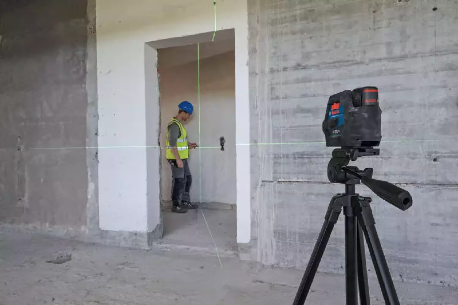 Bosch GCL 12V-50-22 CG 12V accu Kruislijnlaser set (1x2.0Ah) in L-Boxx-image