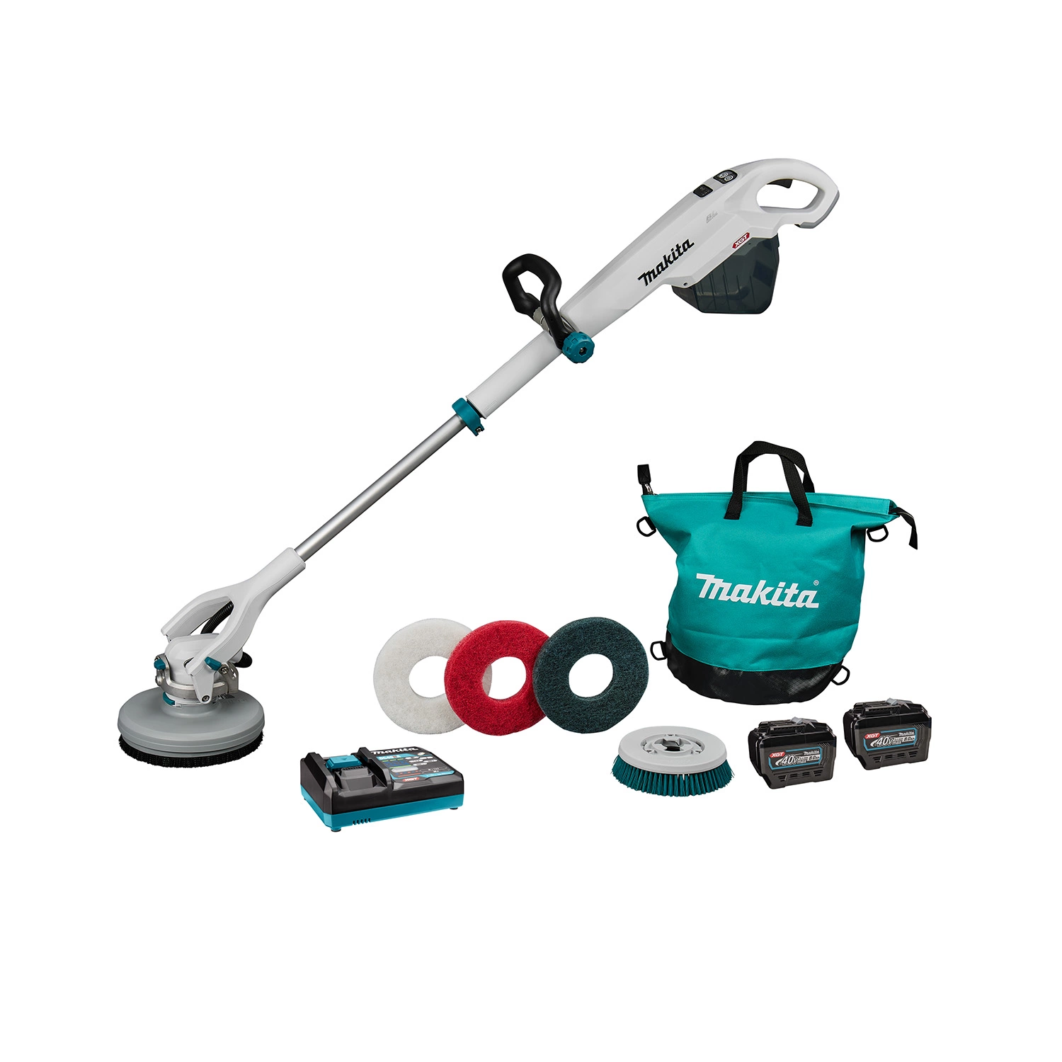 Makita PS001GL2NL1 XGT 40V Max Accu Schrob-/polijstmachine set (2x 8.0Ah accu)-image