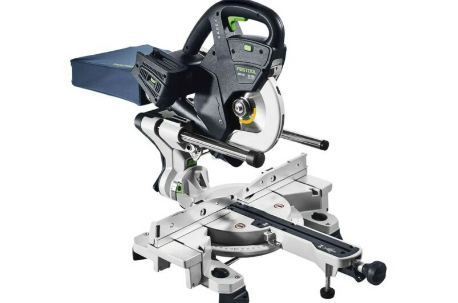 Festool KSC 60 EB 5,0 I-UG-Set KAPEX 2x18V Accu-afkortzaag set (2x 5.0Ah accu) met onderstel-image