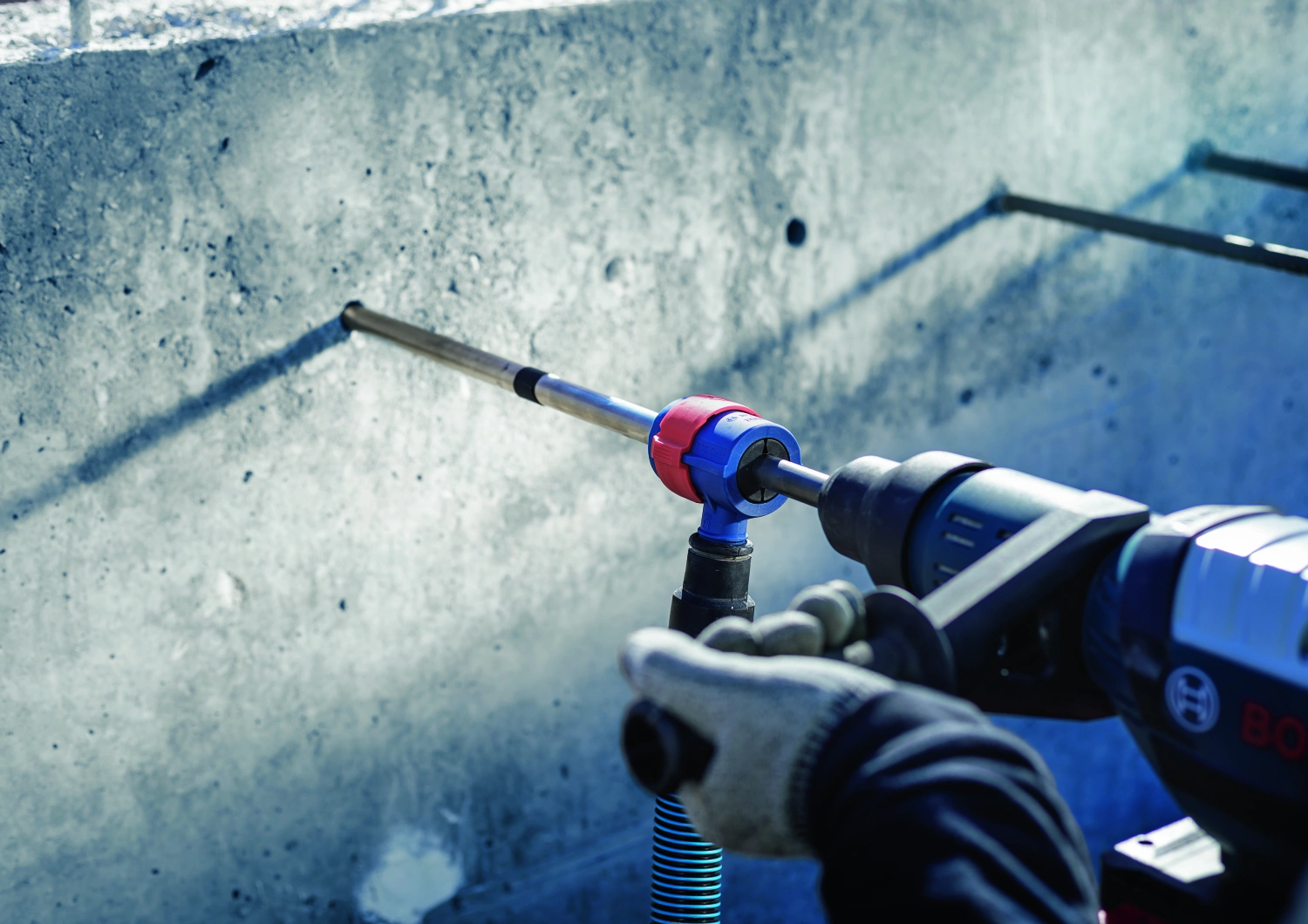 Bosch 2608901765 EXPERT Foret à Marteau SDS Clean SDS plus-8X - 12x200x350mm avec connecteur-image
