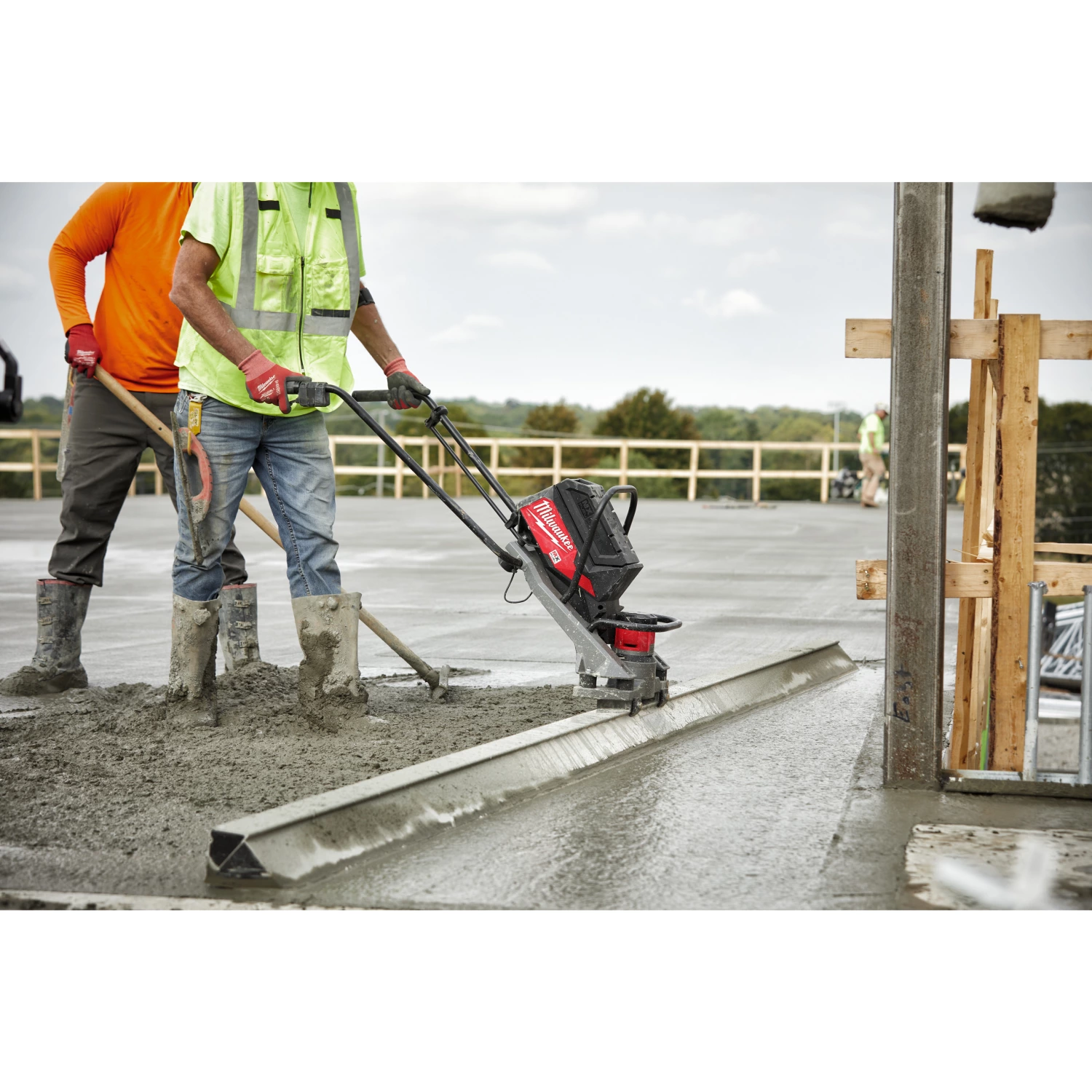 Milwaukee MXF PSC-302 MX Fuel accu beton trilspaan set (2x 3.0Ah accu)-image