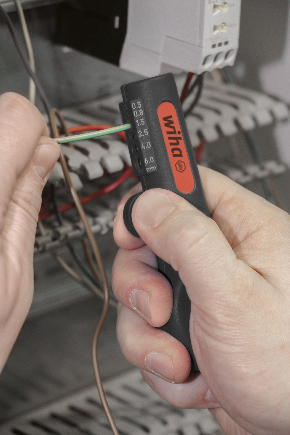 Wiha Z74000106SB Strip-Multitool voor ronde kabel - 125mm - 8,0-13,0mm-image