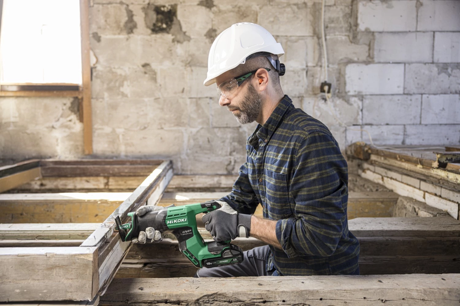 Scie sauteuse sans fil HiKOKI CR18DMAW2Z - 18 V - 130 mm dans un coffret HSC III-image