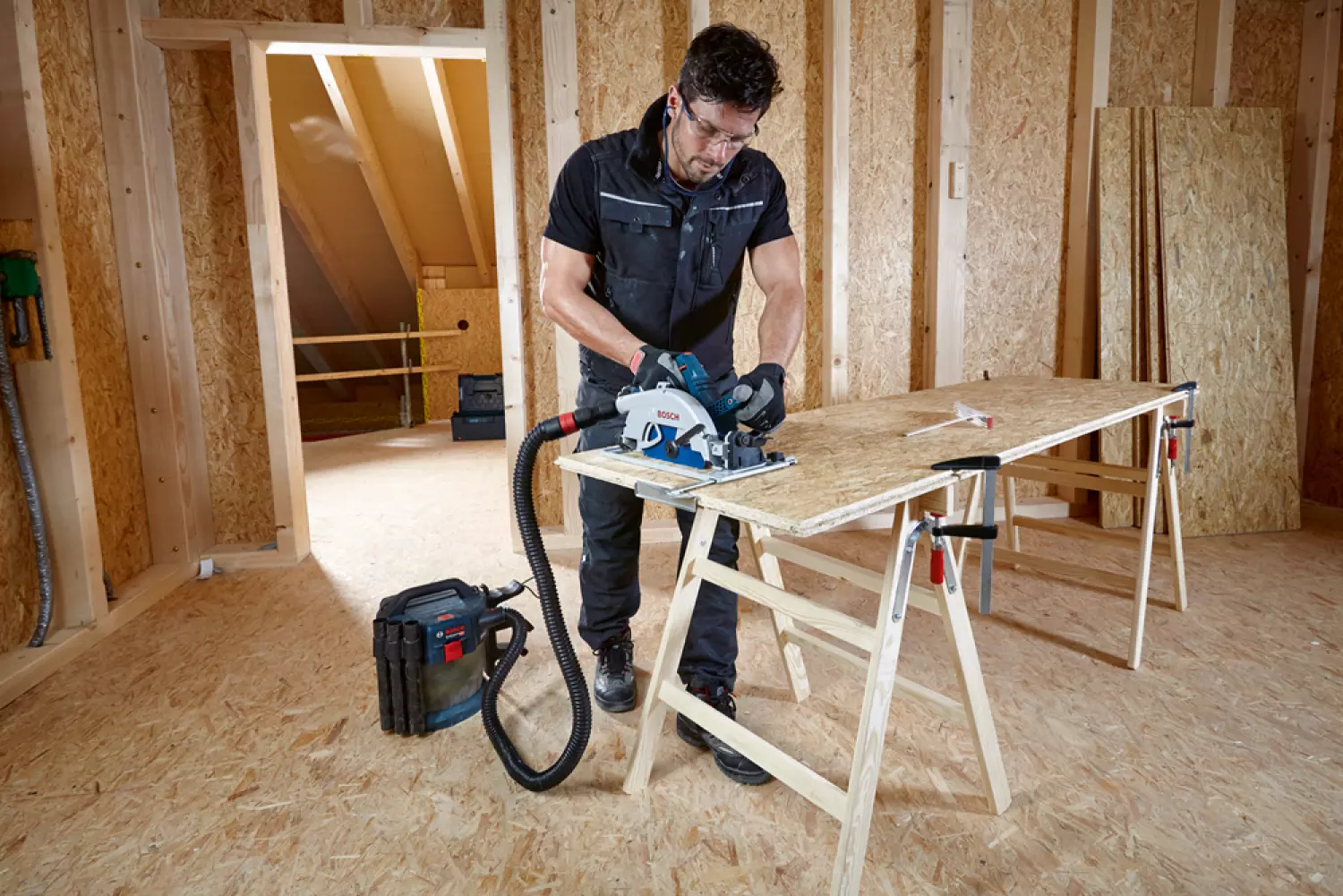 Bosch GKS 18V-68 GC 18V Li-Ion accu BiTurbo cirkelzaag body in L-Boxx - 190 x 30mm - koolborstelloos-image