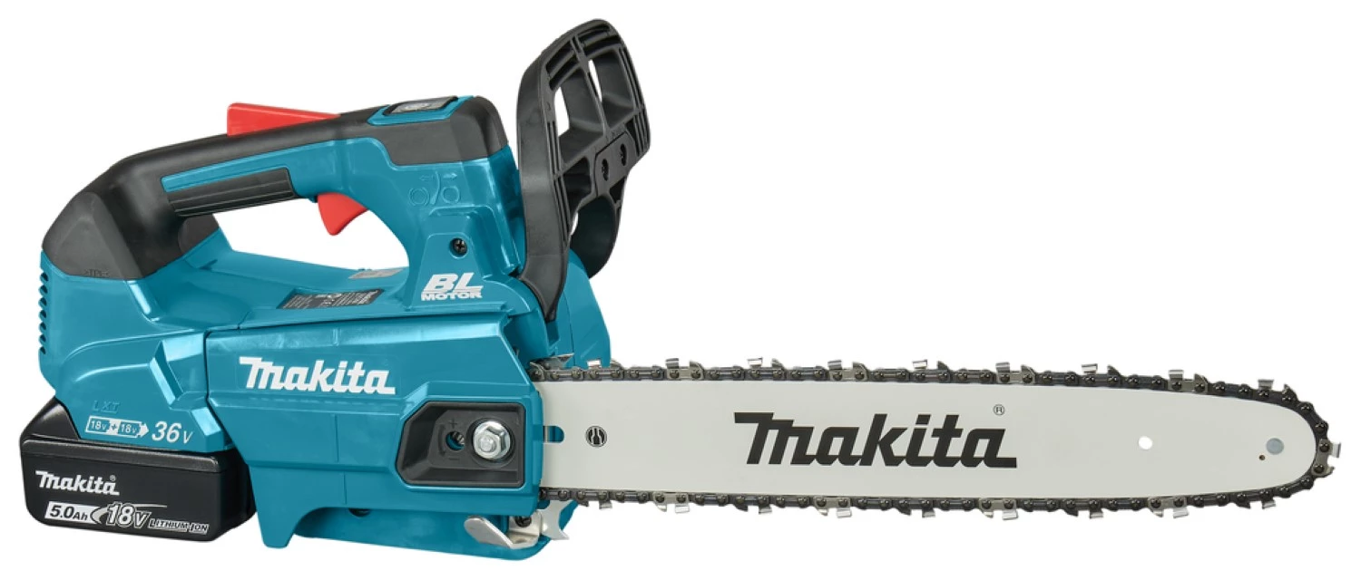 Makita DUC356PT2 Tronçonneuse sans-fil - 2 x 18V Li-ion - 2 batteries 5,0 ah - 35 cm-image