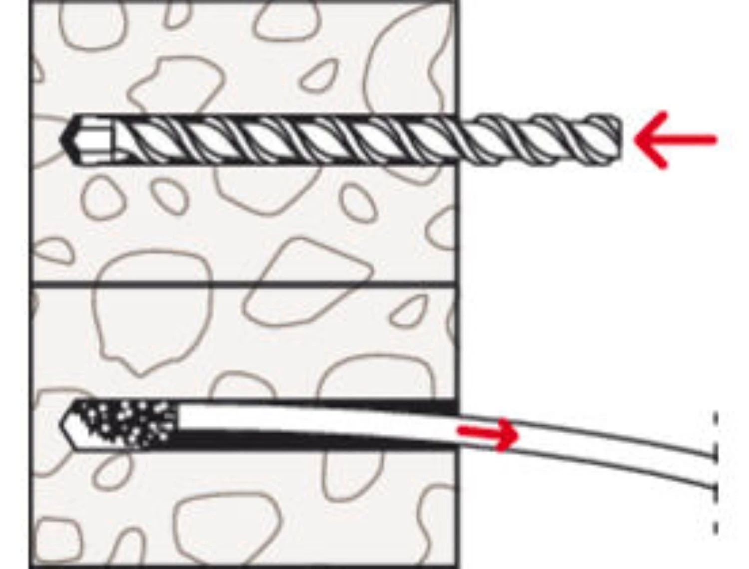 Fischer 577391 Cheville en nylon HybridPower 10 x 90 avec vis TX40 (10 pièces)-image