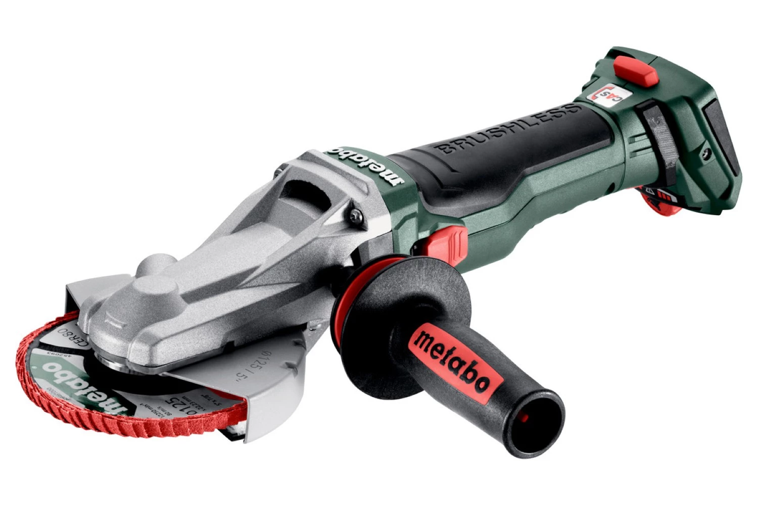Metabo WVBF 18 LT BL 11-125 Quick 18V Li-ion accu platkopslijper body in MetaBox - 125mm-image