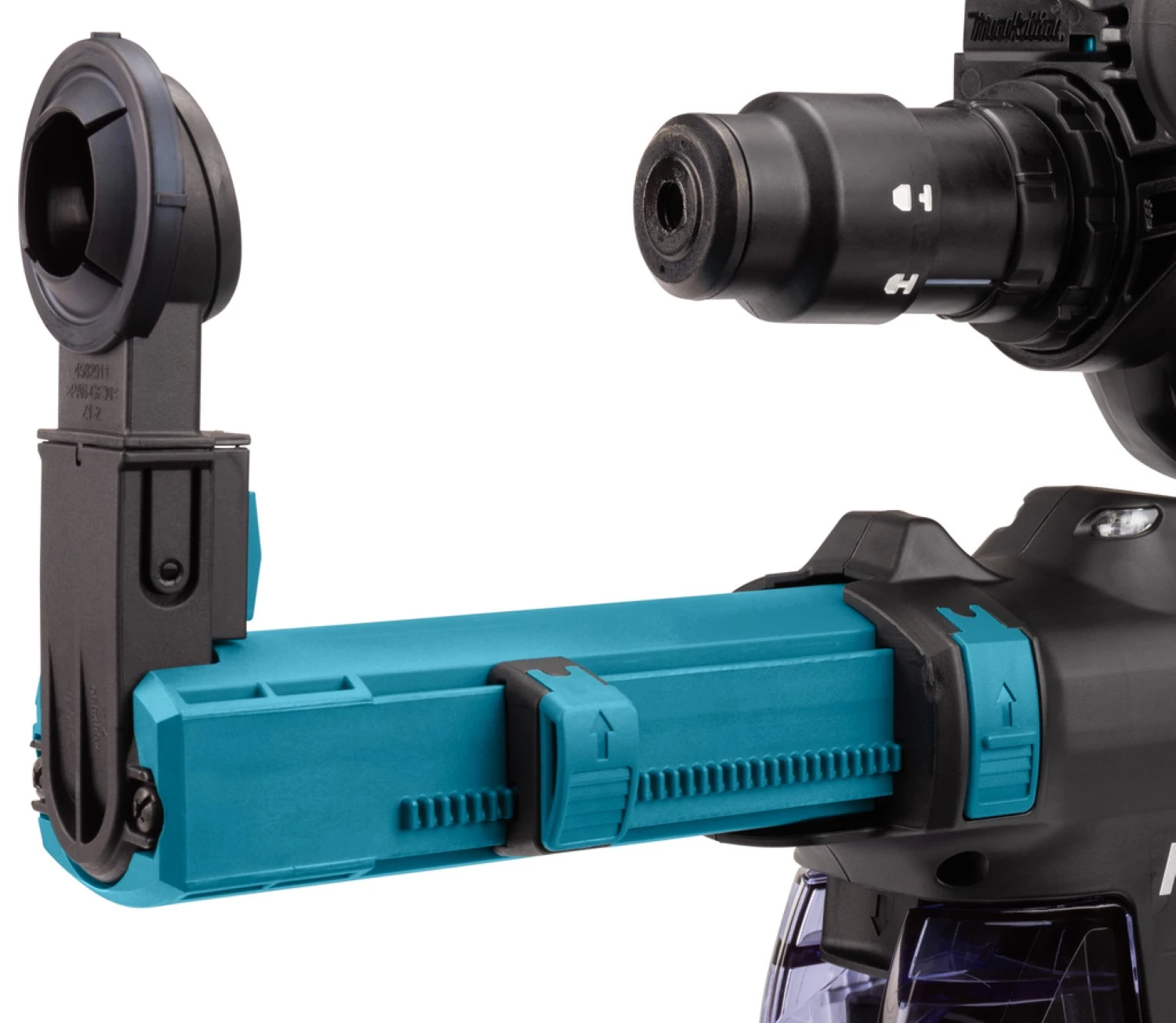 Makita HR004GM202 XGT 40V Max Li-Ion accu SDS-Plus combihamer set (2x 4,0Ah) incl. stofafzuigsysteem in Mbox - 2,9J - koolborstelloos-image