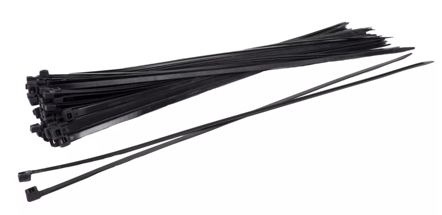 Kortpack 990266 - Serre-câbles - noir - 4.8 x 300mm (100pcs)-image