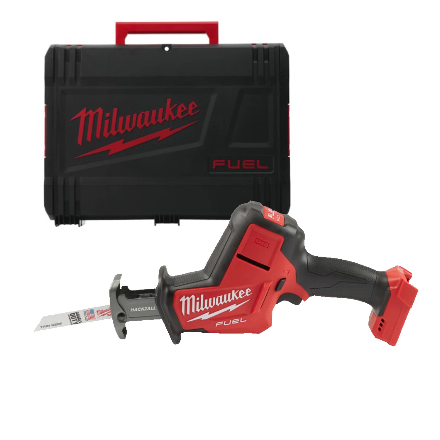 Milwaukee C18 HZ-0X 18 V Li-ion batterie scie sabre corps dans un coffret HD - changement rapide-image