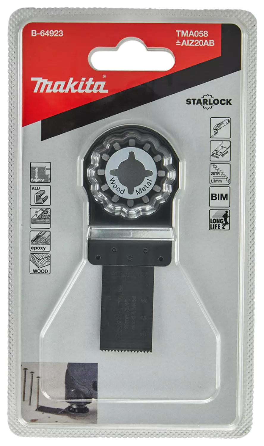 Makita TMA058 Bi -Metal Flock Lames de scie - 20 mm-image