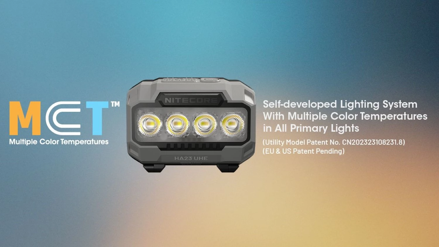 Nitecore HA23 UHE Hoofdlamp Black Rock-image