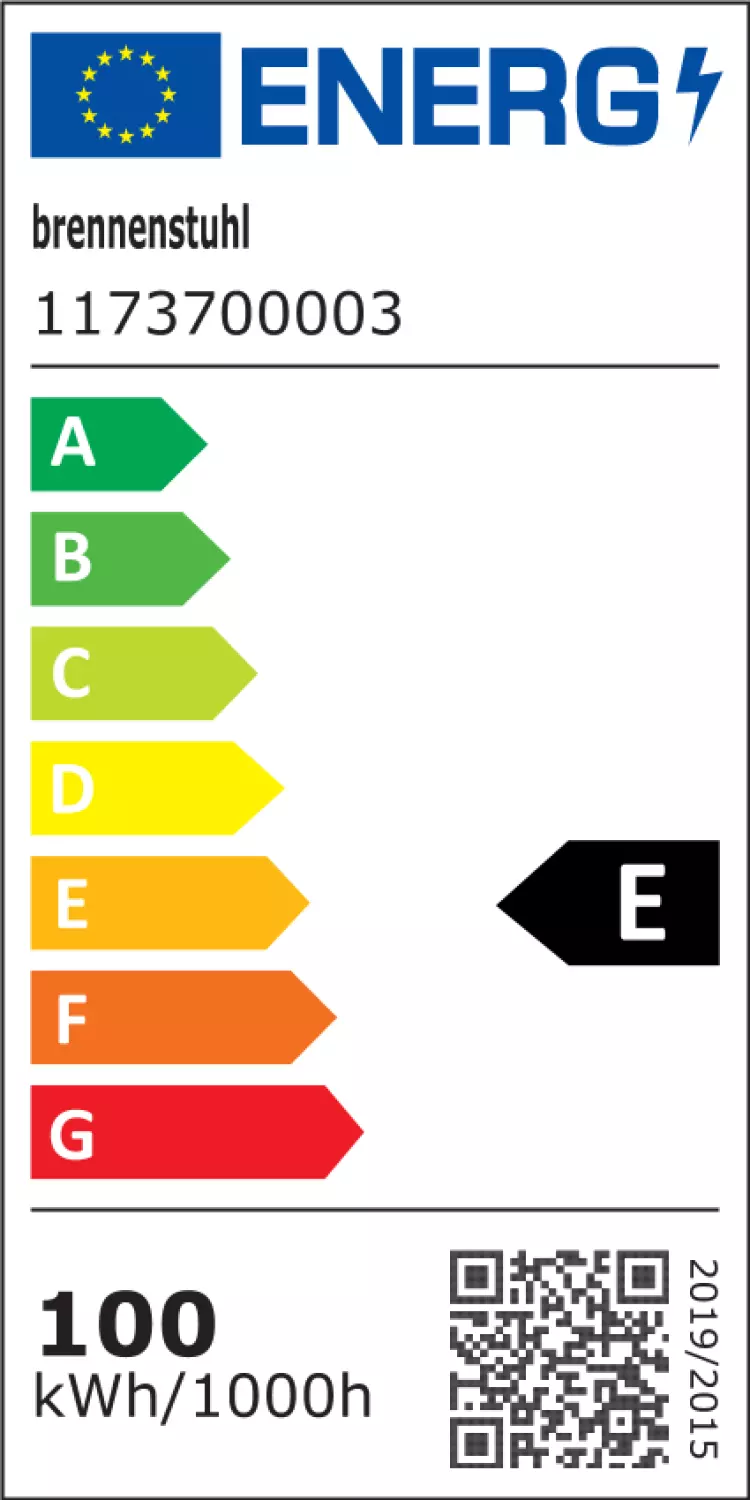 Brennenstuhl 1173700003 Multi Batterij LED 360° Hybride Bouwlamp - IP54 - 100W - 12000Lm-image