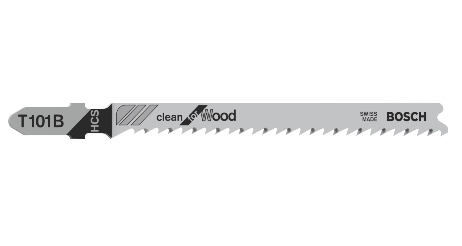 Bosch T101B Standaard decoupeerzaagblad voor Hout (5 st)-image