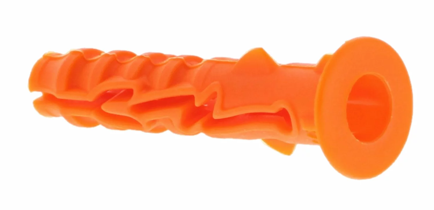 Spit 057080 Nylonplug D met kraag - 6 x 30mm (100st)-image