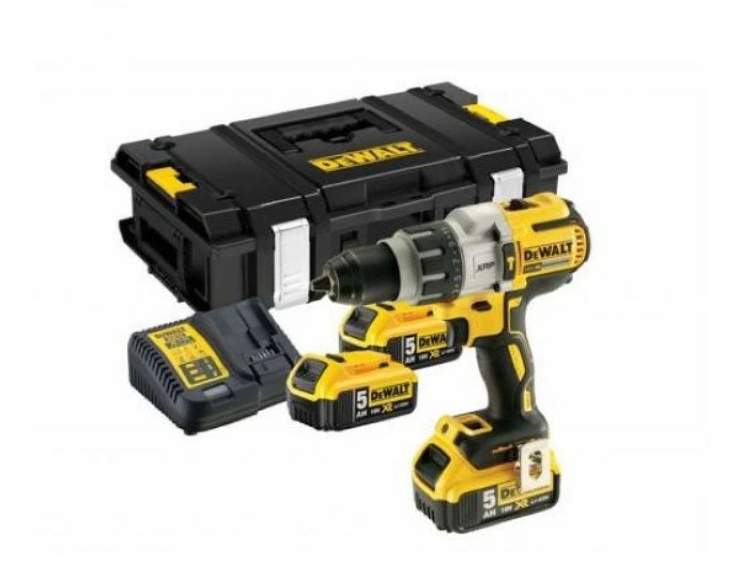 DeWALT DCD996P3K Perceuse visseuse à percussion 18V Li-Ion (3x batterie 5.0Ah) dans coffret - moteur sans charbon-image