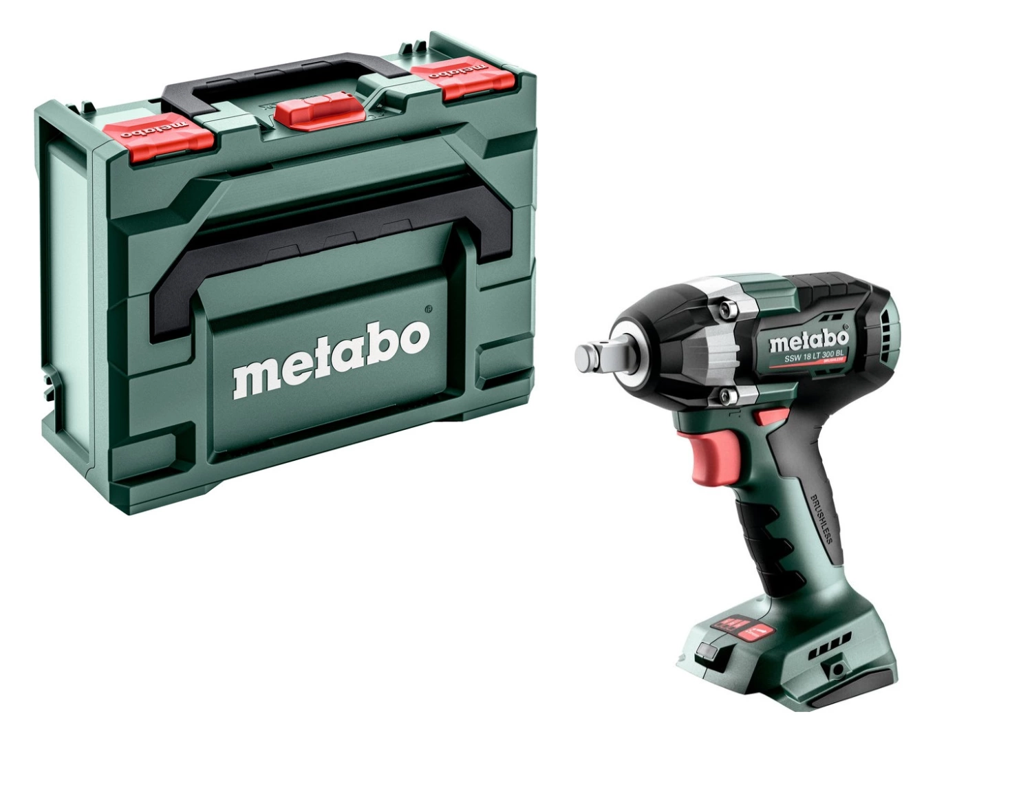 Metabo SSW 18 LT 300 BL 18V Li-ion Accu Slagmoersleutel body in Metabox-image