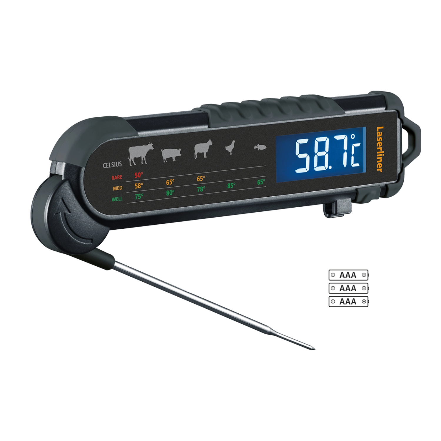 Laserliner ThermoMaitre Thermometer voor braden van vlees / vis-image
