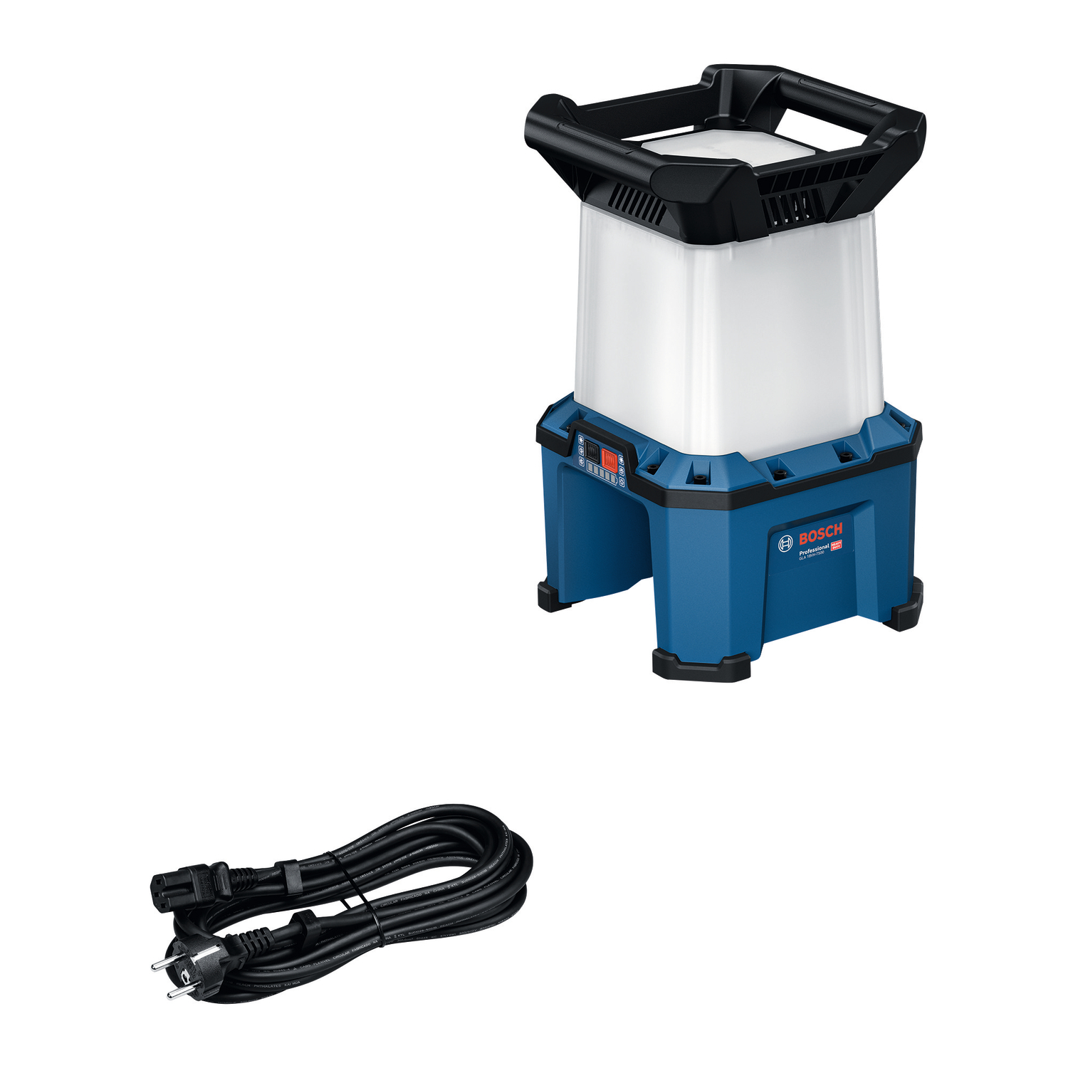 Bosch GLA 18VH-7500 Lampe de chantier sans fil 18 V avec câble d'alimentation secteur - 7500 lumens-image