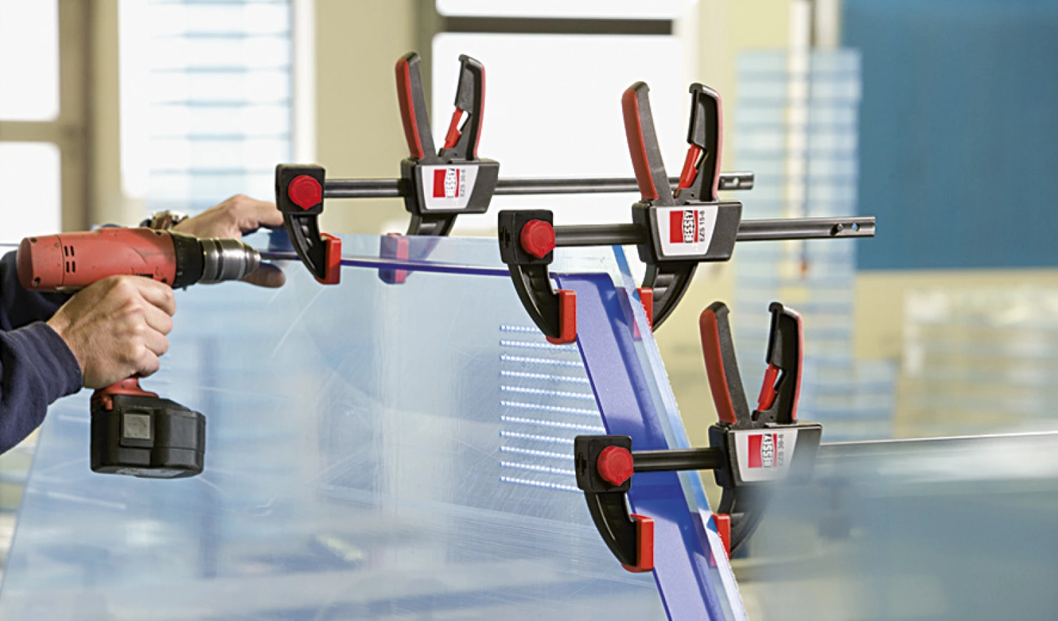 Bessey EZS908 Eenhands Lijmtang - 900 x 80mm-image