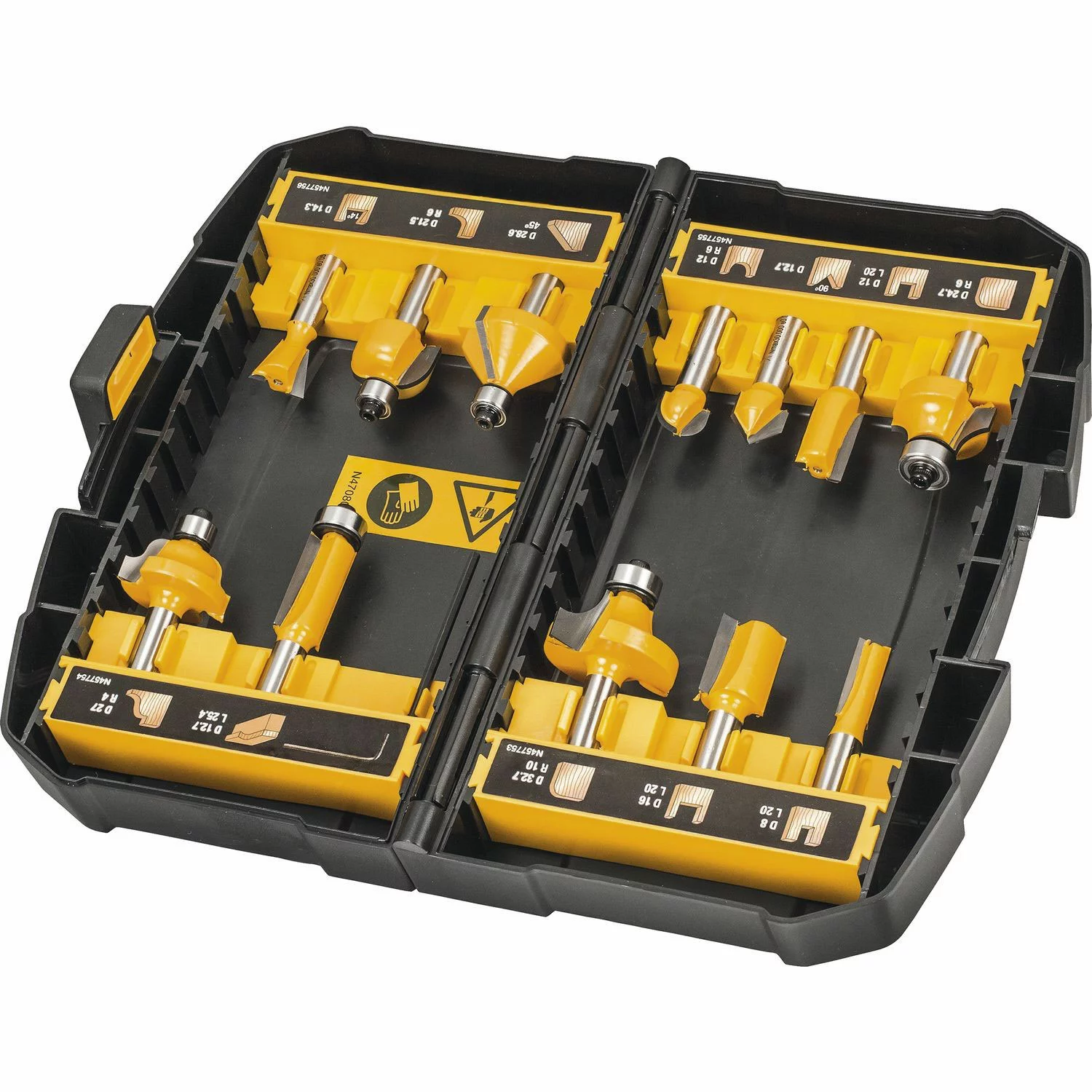 DeWALT DT90016 Frezenset 12-delig - 8mm-image