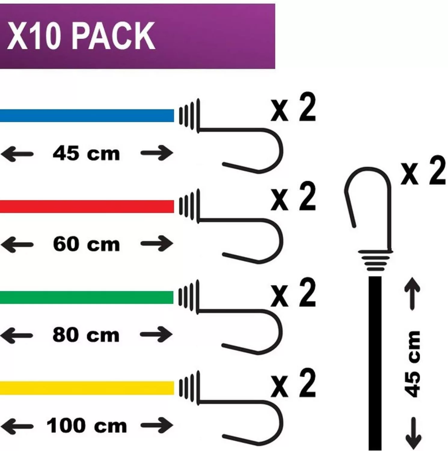 Master Lock 3043EURDAT Twin Wire™-snelbinder - set van 10-image