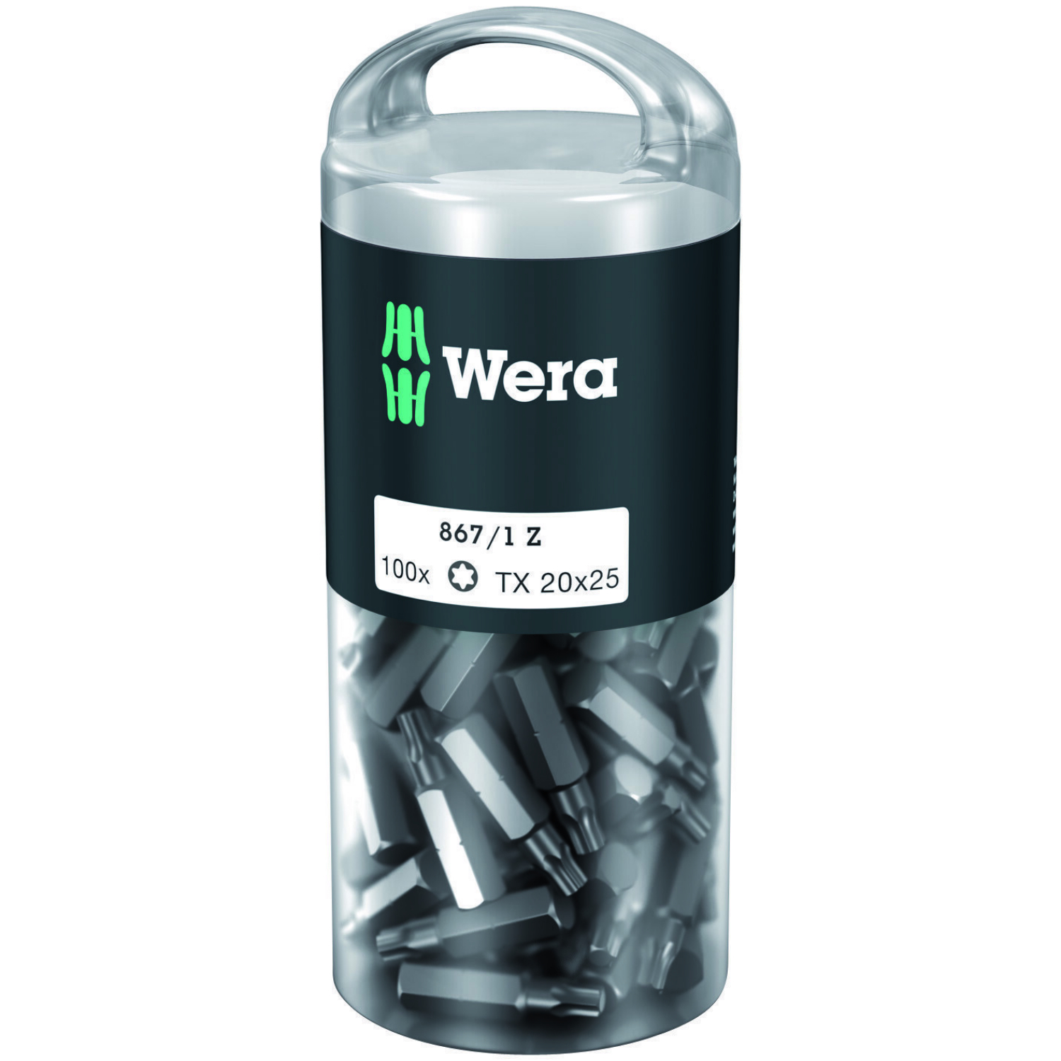 Wera 867/1 Embouts TORX® DIY 100, TX 20 x 25 mm, 100 pièces-image