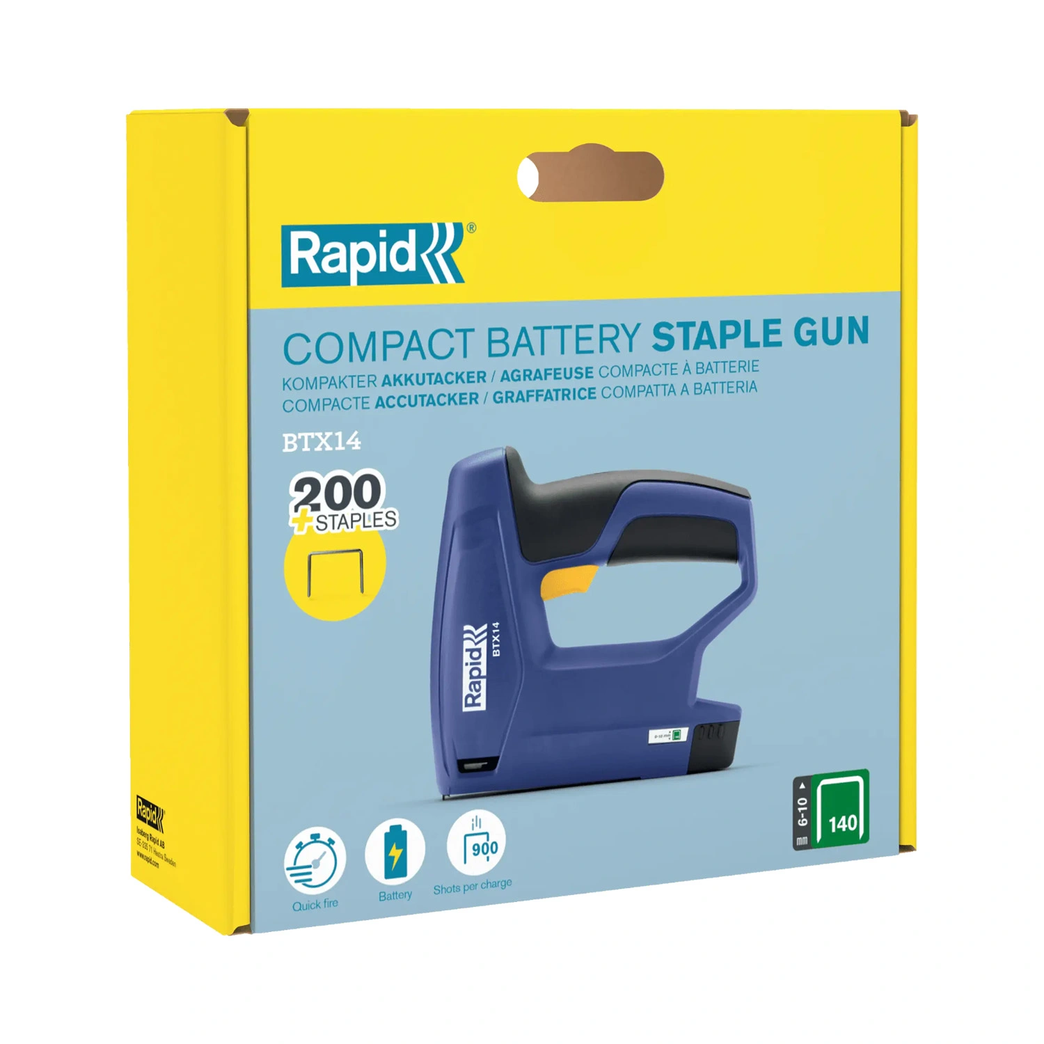 Rapid BTX14 Accutacker - 6-10mm