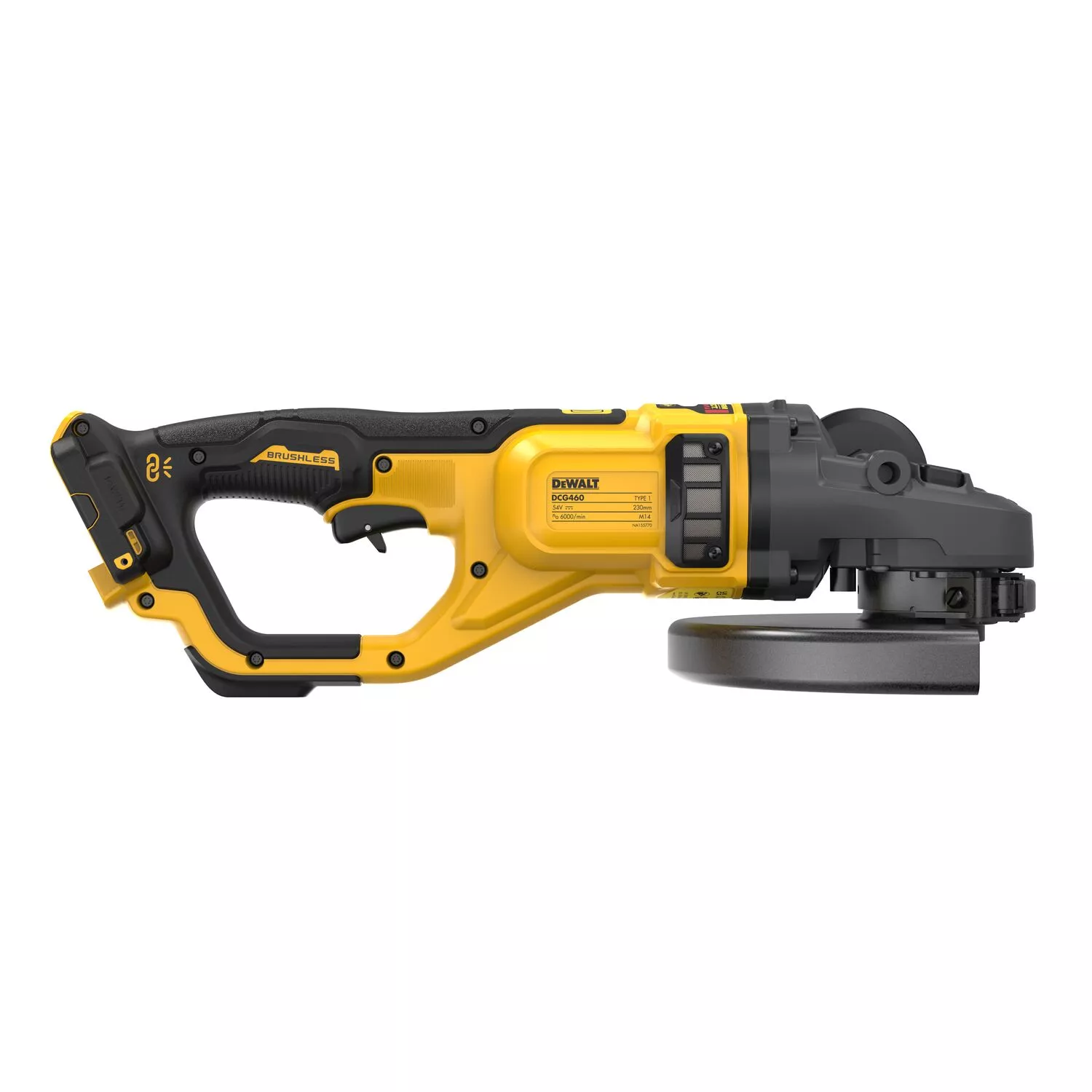 DeWALT DCG460NK Corps de meuleuse d'angle sans fil Li-ion Flexvolt 54 V dans un coffret - 230 mm-image
