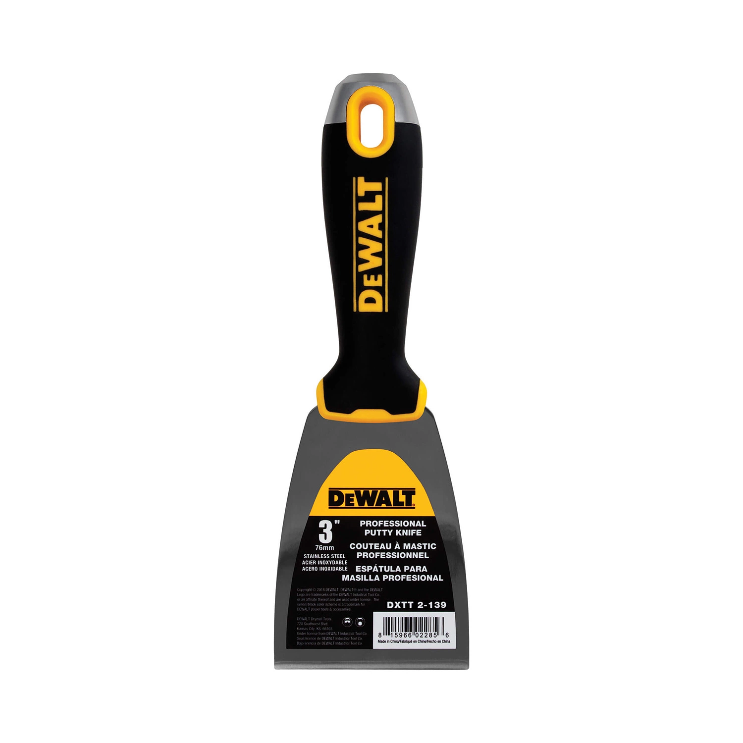 DeWalt Plamuurmes RVS Softgrip 3" (76 mm)-image