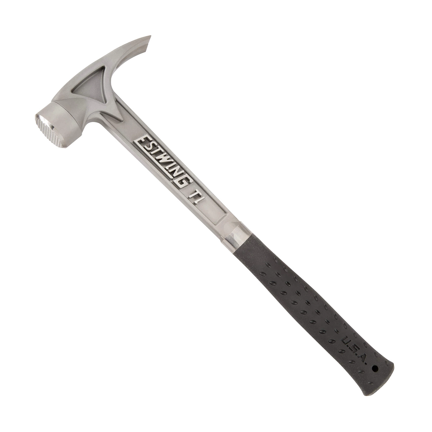 Estwing 02-45TIBKM Rechte titanium klauwhamer - vinyl zwart handgreep - 370 gram kopgewicht-image