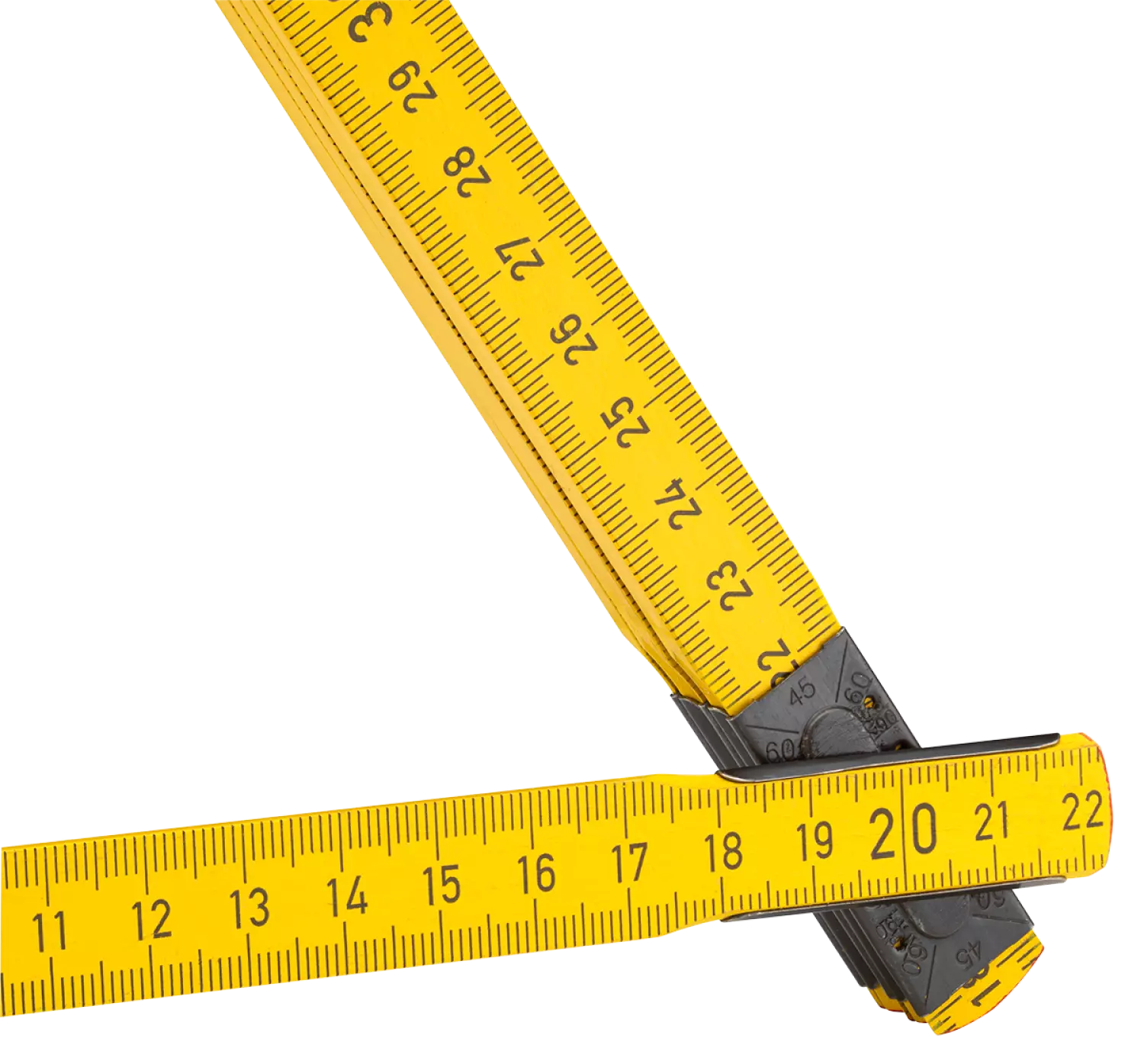 Sola PS 2/10G Règle en bois - jaune - 2 m-image