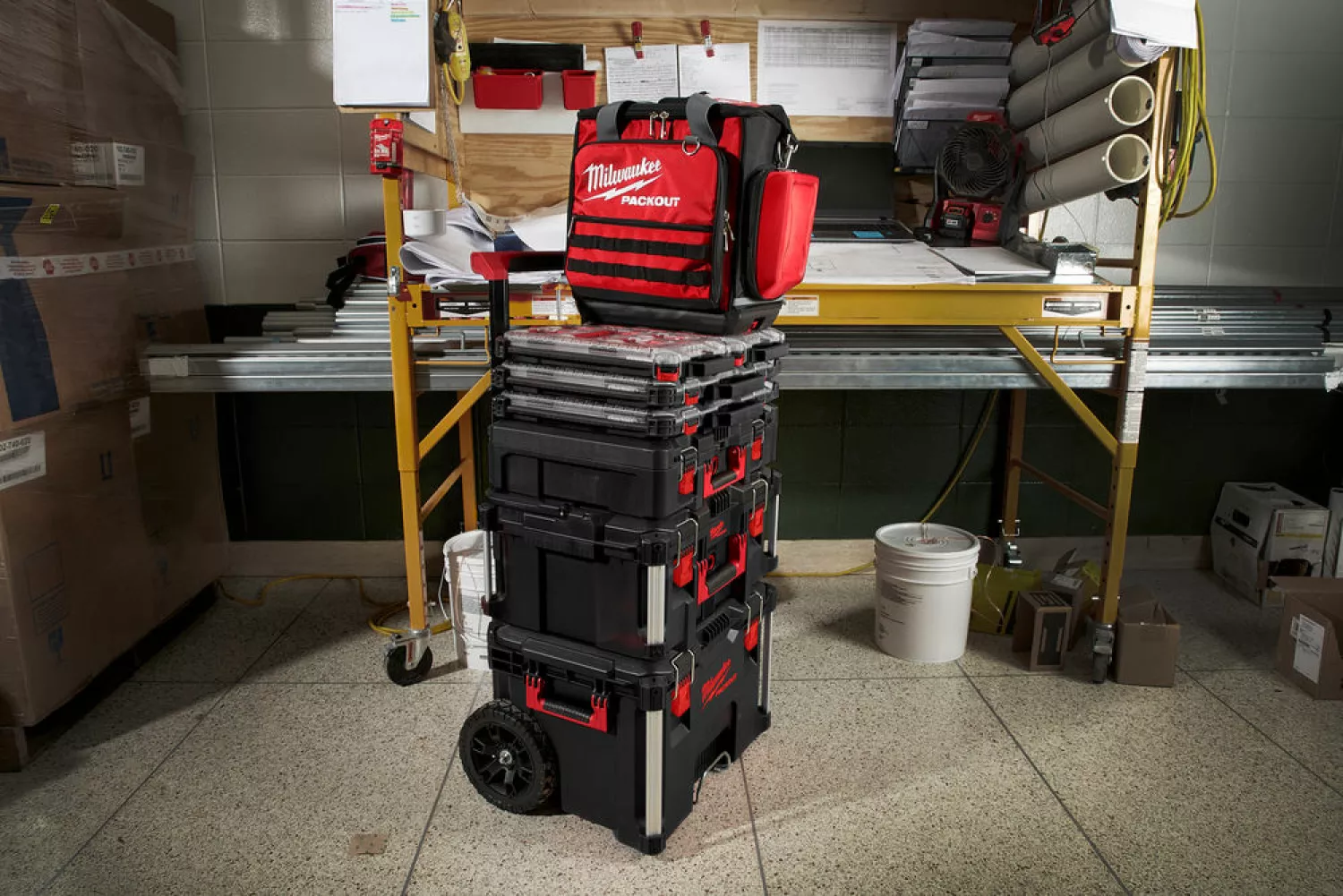 Milwaukee 4932471130 Packout Tech Etui - 430 x 290 x 420mm-image