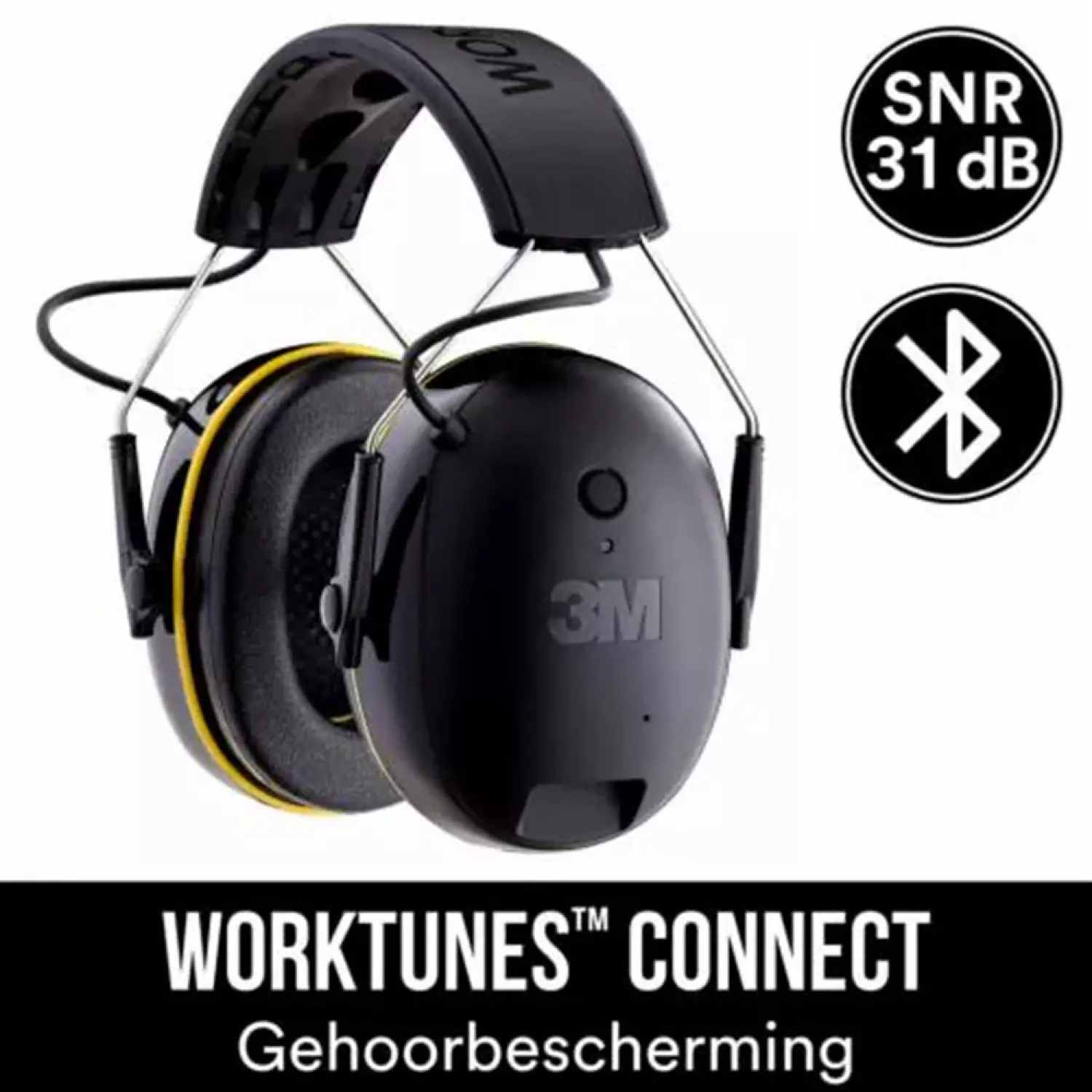 3M 90543EC1 WorkTunes Connect Gehoorbescherming  - Bluetooth - SNR 31dB-image