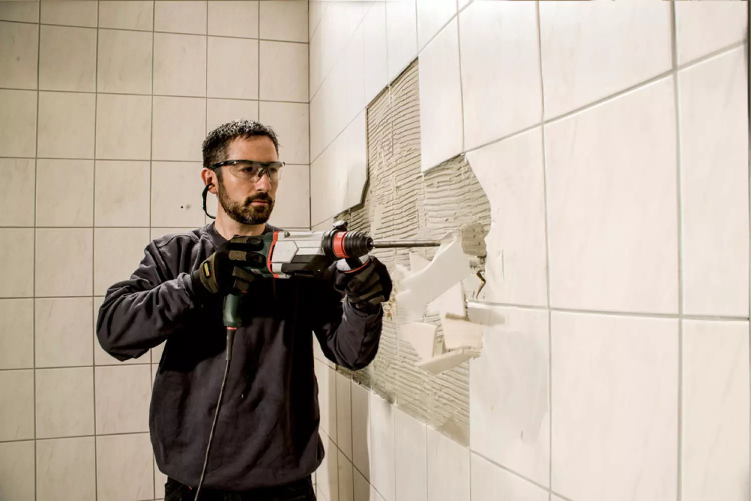 Metabo UHE 2660-2 Quick Set SDS-plus Combihamer incl. 10 delig boor- en beitelset in koffer - 800W - 2.8J-image