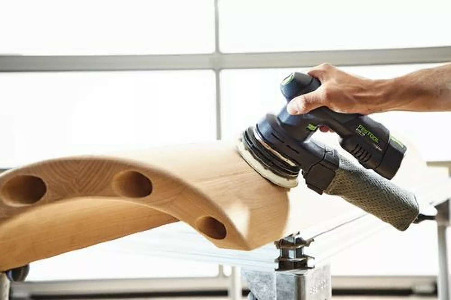 Festool ETSC 125-Basic ERGO 18V Li-Ion accu Excenterschuurmachine in systainer - met 3.1Ah accu