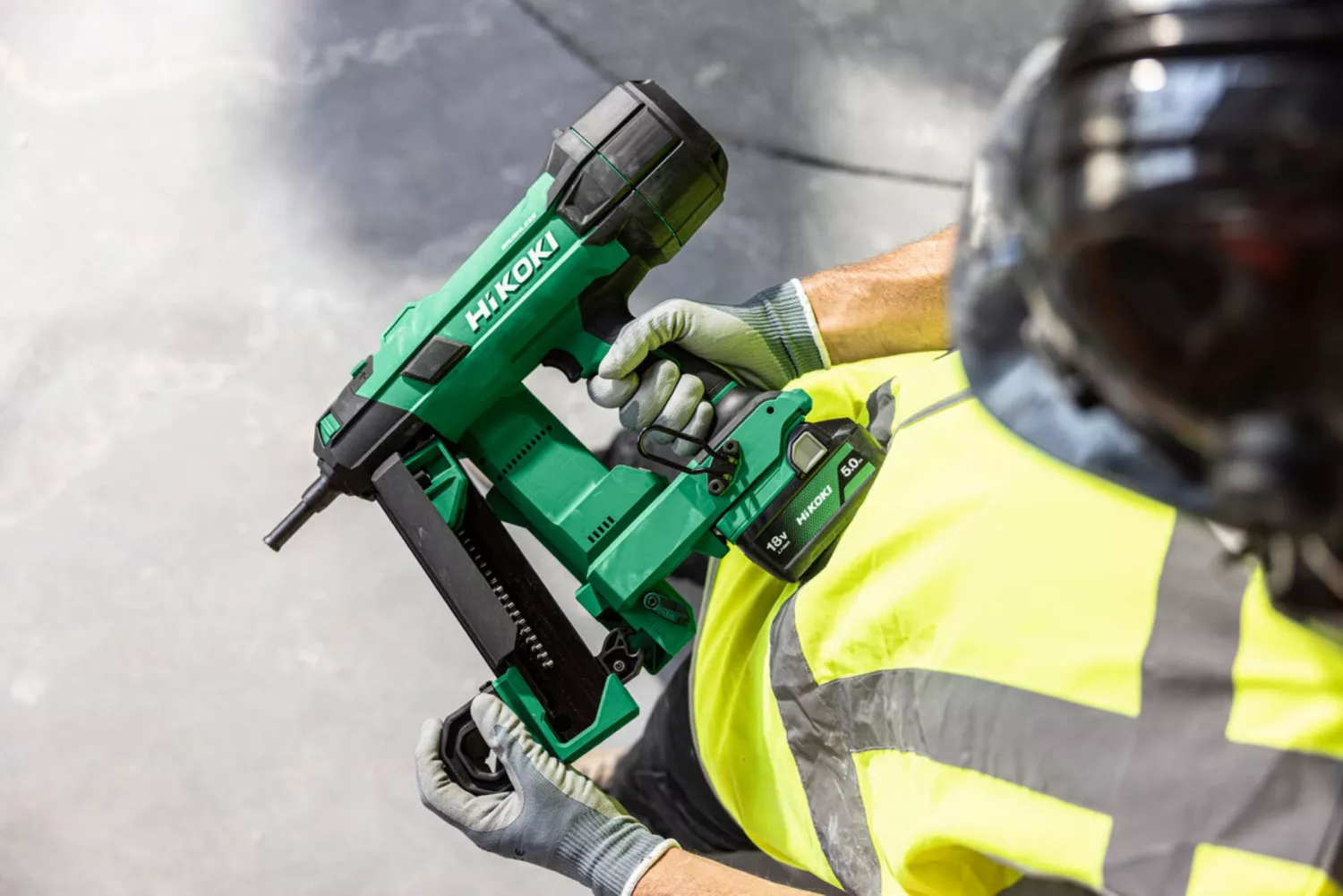 HiKOKI NC1840DAW3Z Cloueuse à béton sans fil Li-ion 18 V dans un coffret - 40 mm-image