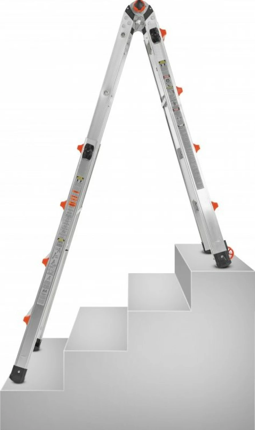 Little Jumbo Waku Model, Échelle téléscopique - hauteur de travail max. 4, 6m - 4x4 marches