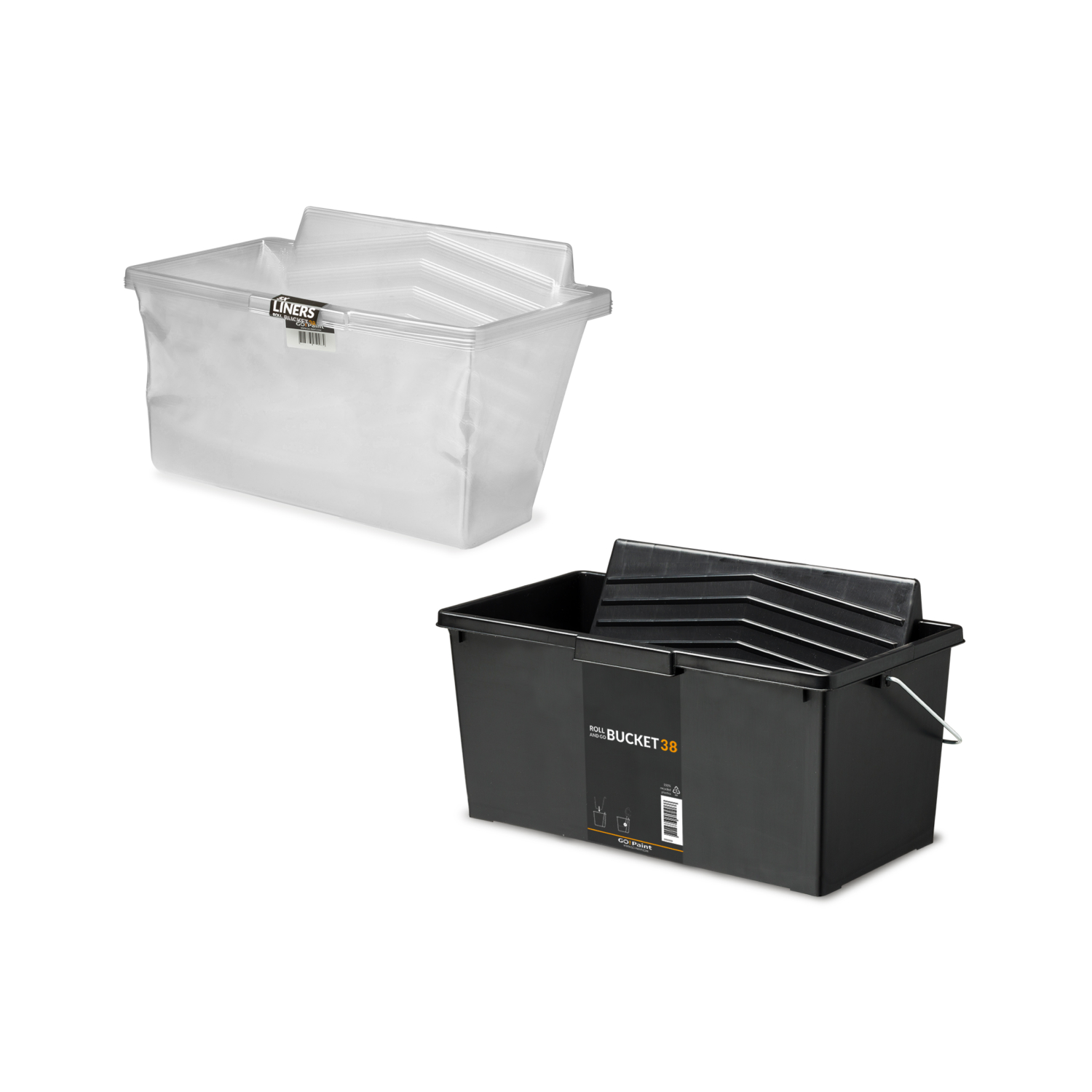 Go!Paint Roll And Go Verfemmer - 38cm Roller + 3 Inzetemmers-image