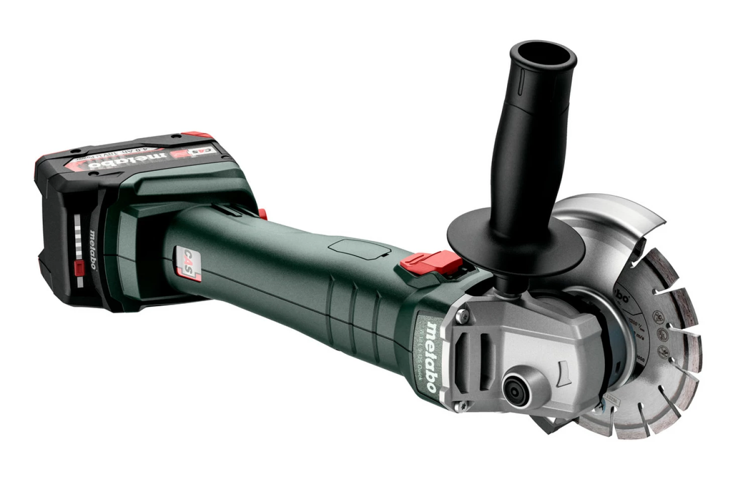 Metabo W 18 L 9-125 Quick 18V Li-ion meuleuse sans fil corps dans MetaBox - 125 mm-image