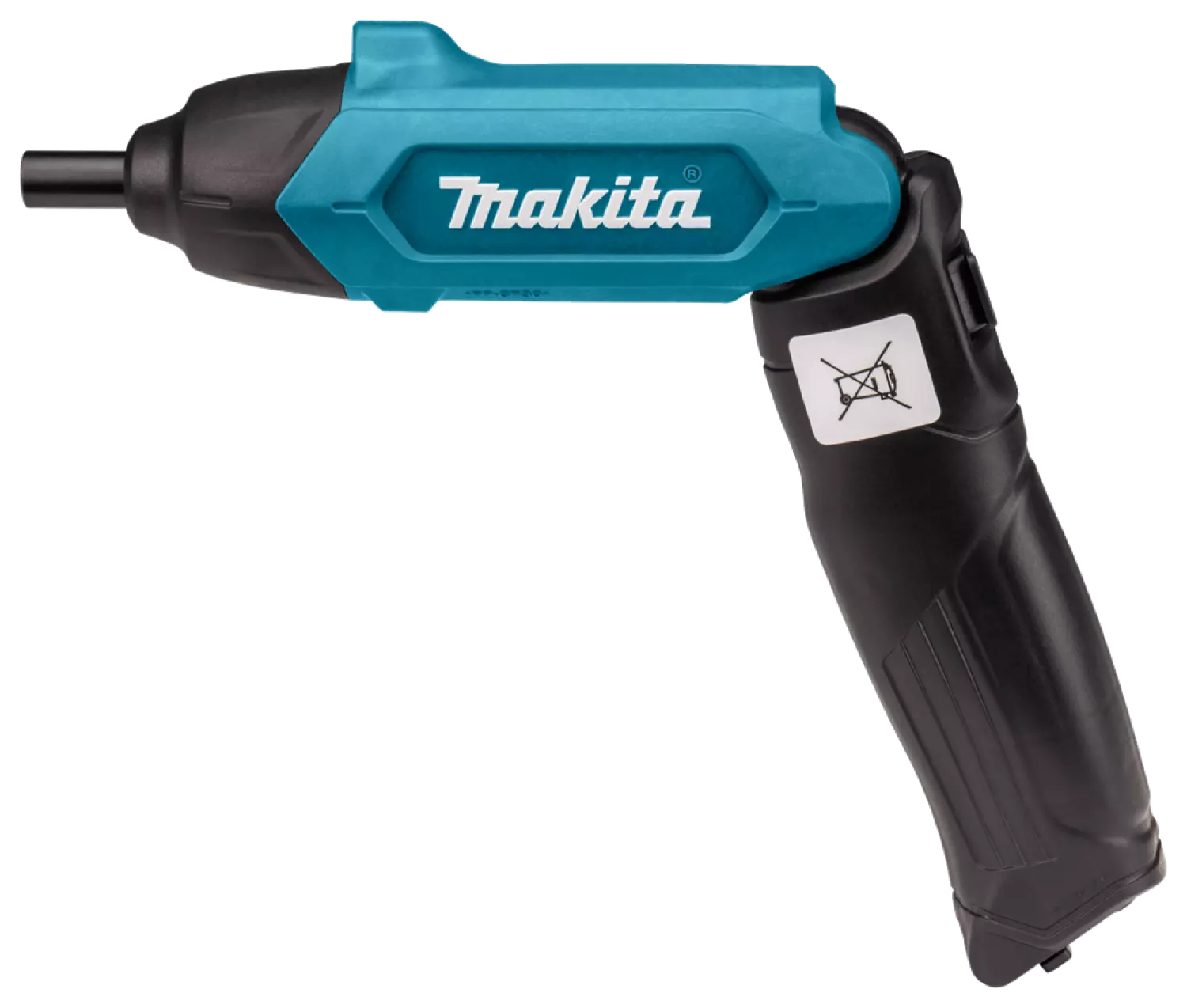 Makita DF001DW  Visseuse sans-fil - 3,6V Li-ion - 1 batterie 1,5 Ah - 6 Nm - 81 embouts dans coffret-image