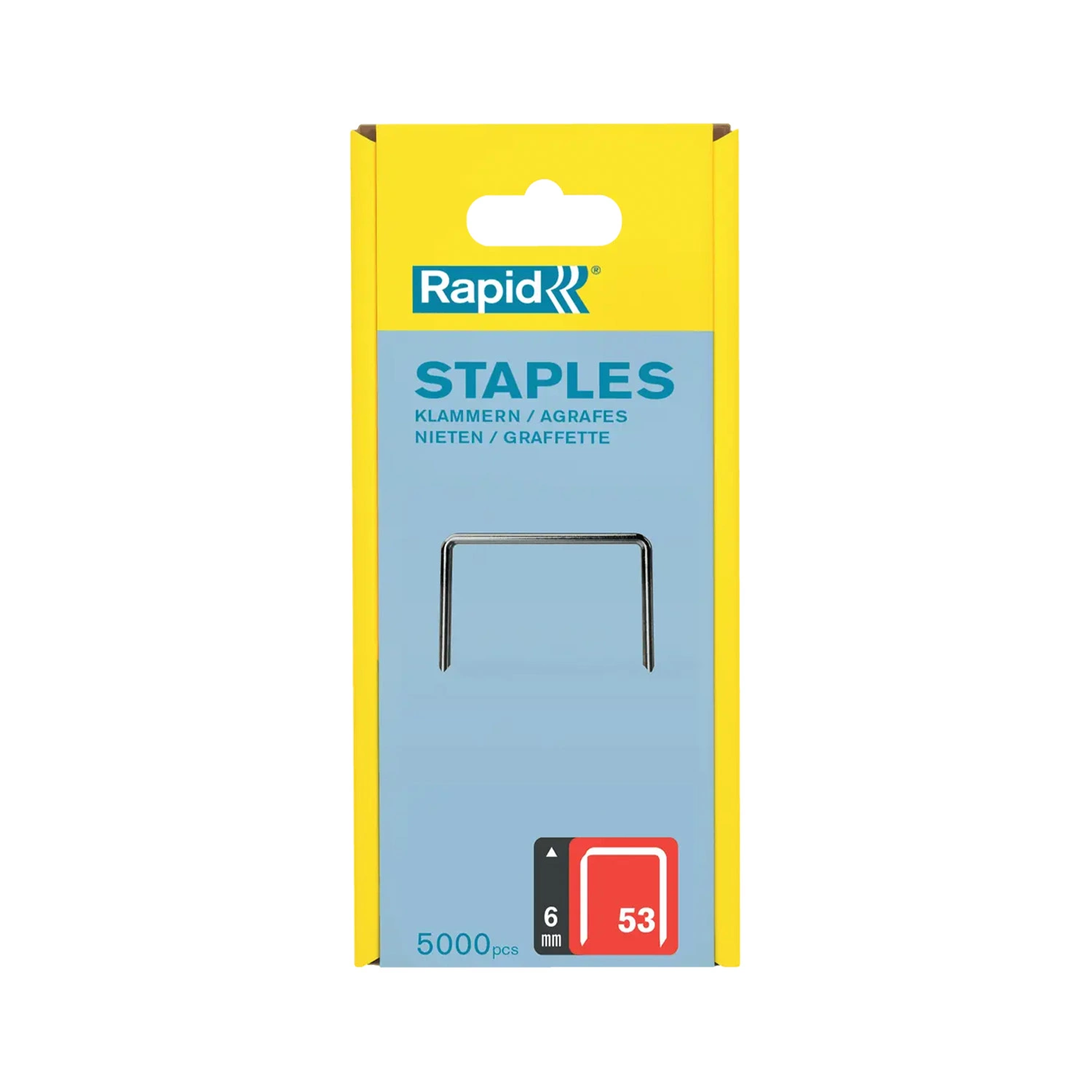 Rapid 40303083 Nieten - No. 53 - Gegalvaniseerd - 6mm (5000st)-image