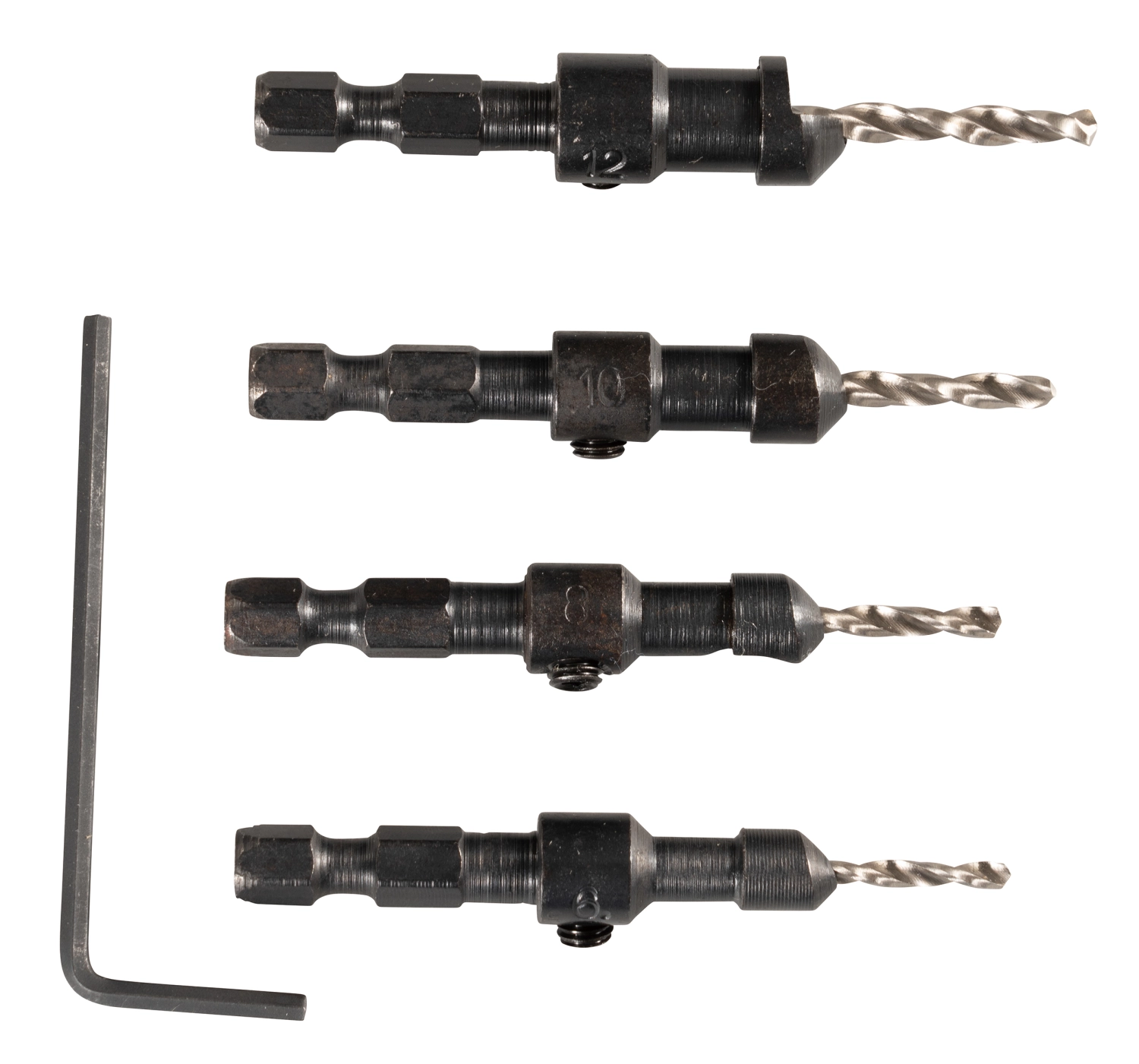 Makita D-73455 4-delige verzinkboor Quad Driver set-image