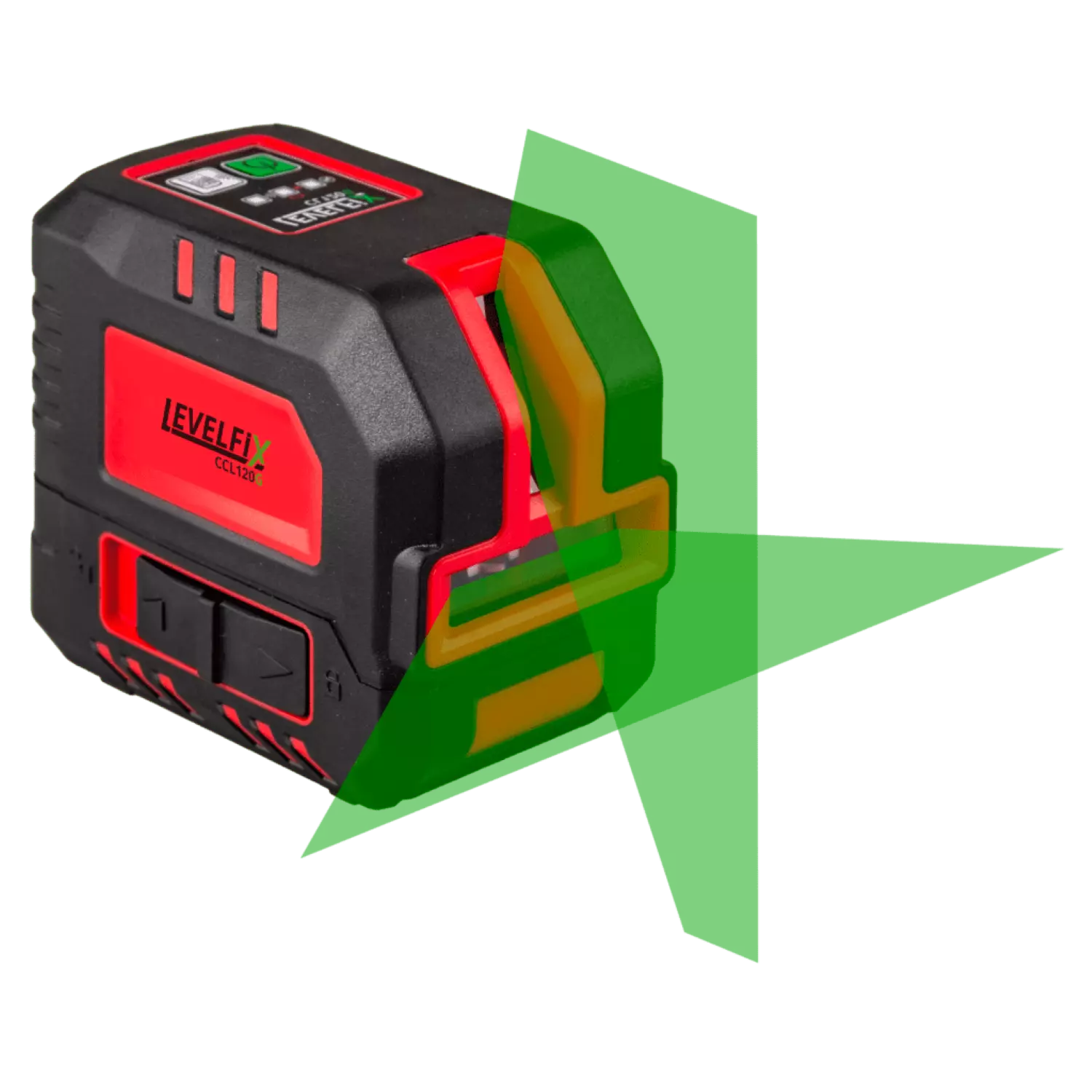 Levelfix CL120G Laser en croix Set incl. trépied dans sac - vert - 40m - 2 lignes - IP54-image