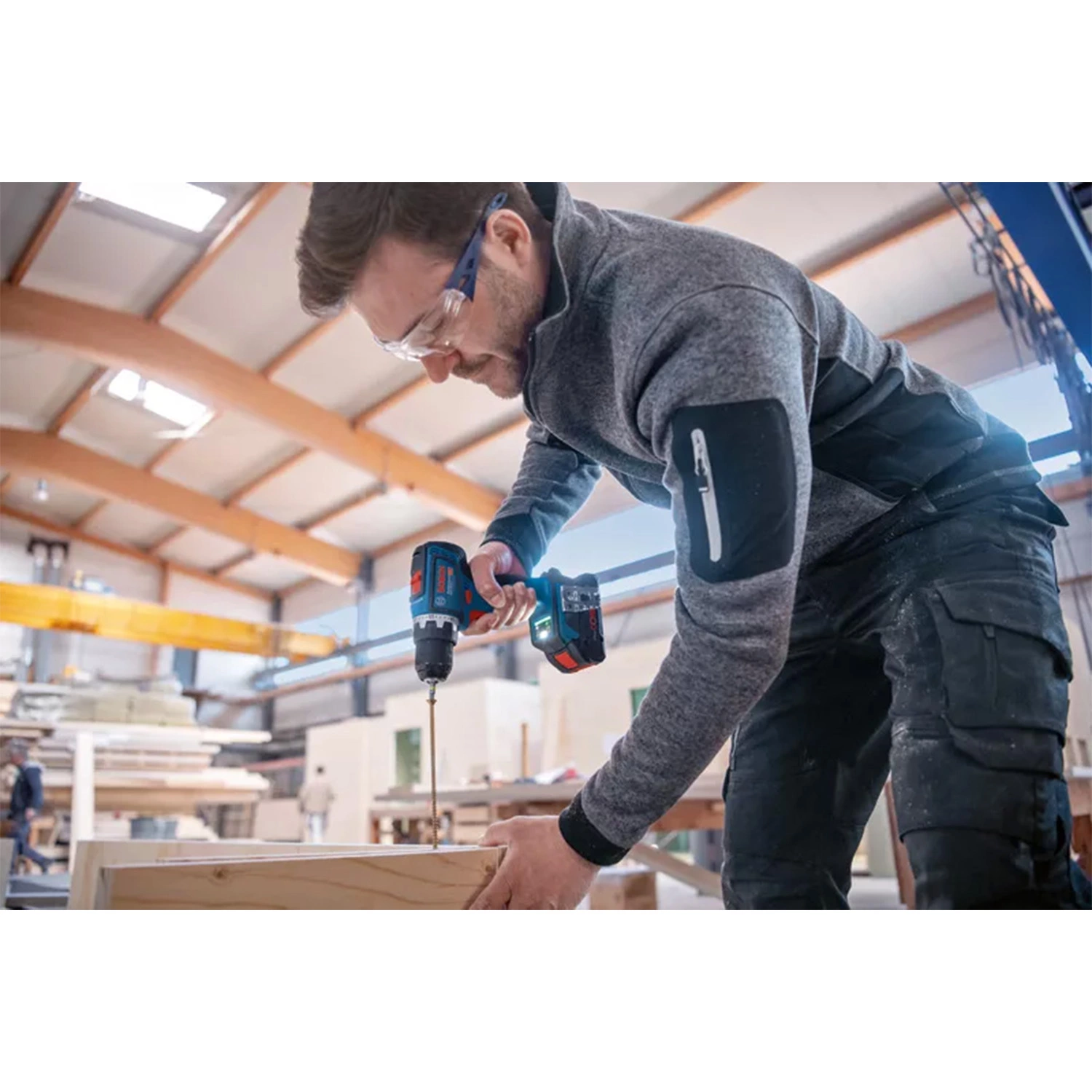 Bosch GSR 18V-90 C 18V Li-ion Accu schroefboor body in L-Boxx - 64 Nm-image