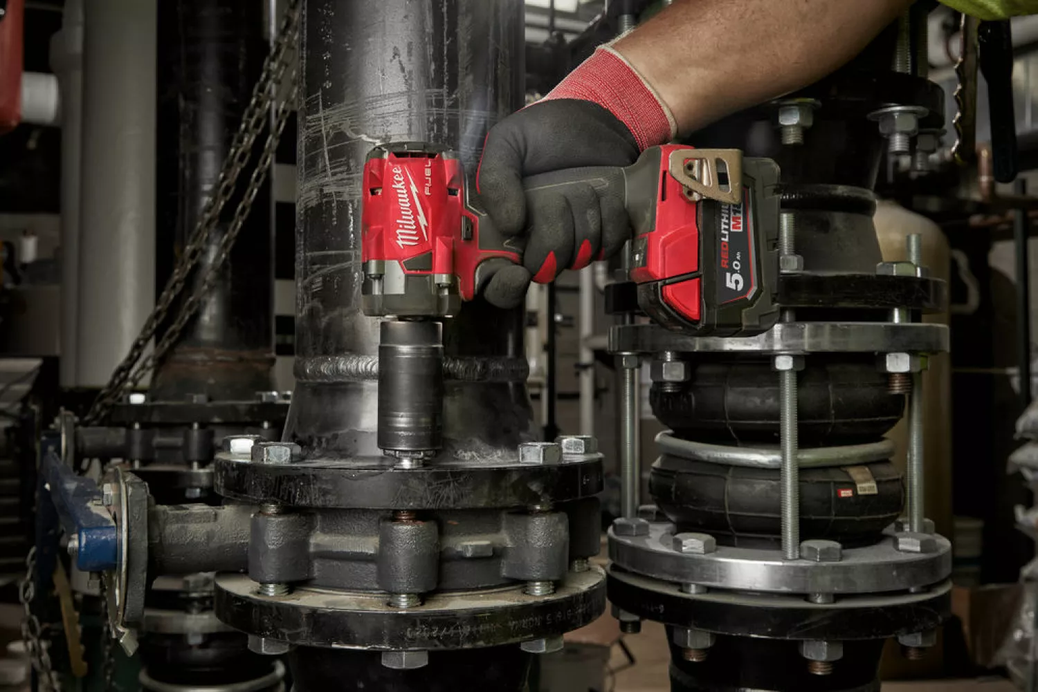 Milwaukee M18 FIW2F12-502X Boulonneuse à choc sans-fil - 18V Li-ion - 2 batterie 5,0 Ah - HD Box - 339 Nm - 1/2''-image