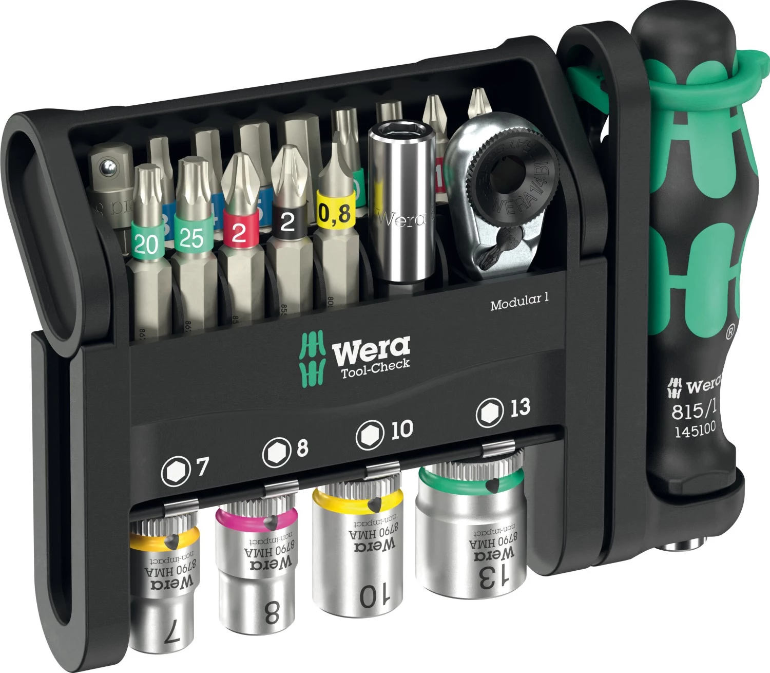 Wera 05049000001 Tool-Check Modular 1 Jeu d'outils dans Tool-Check - 21 pièces-image