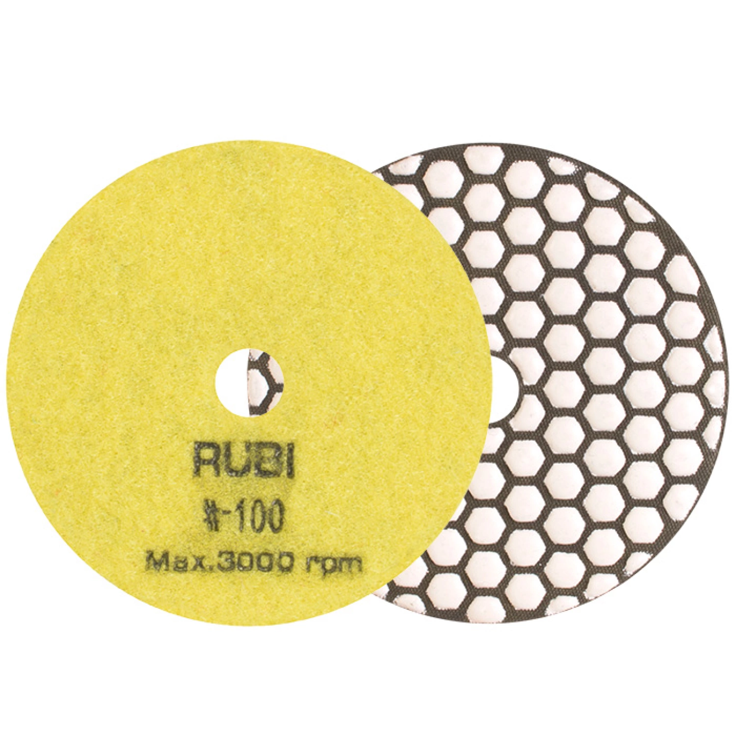 Rubi 62971 Droge polijstpad - 100mm - K100-image